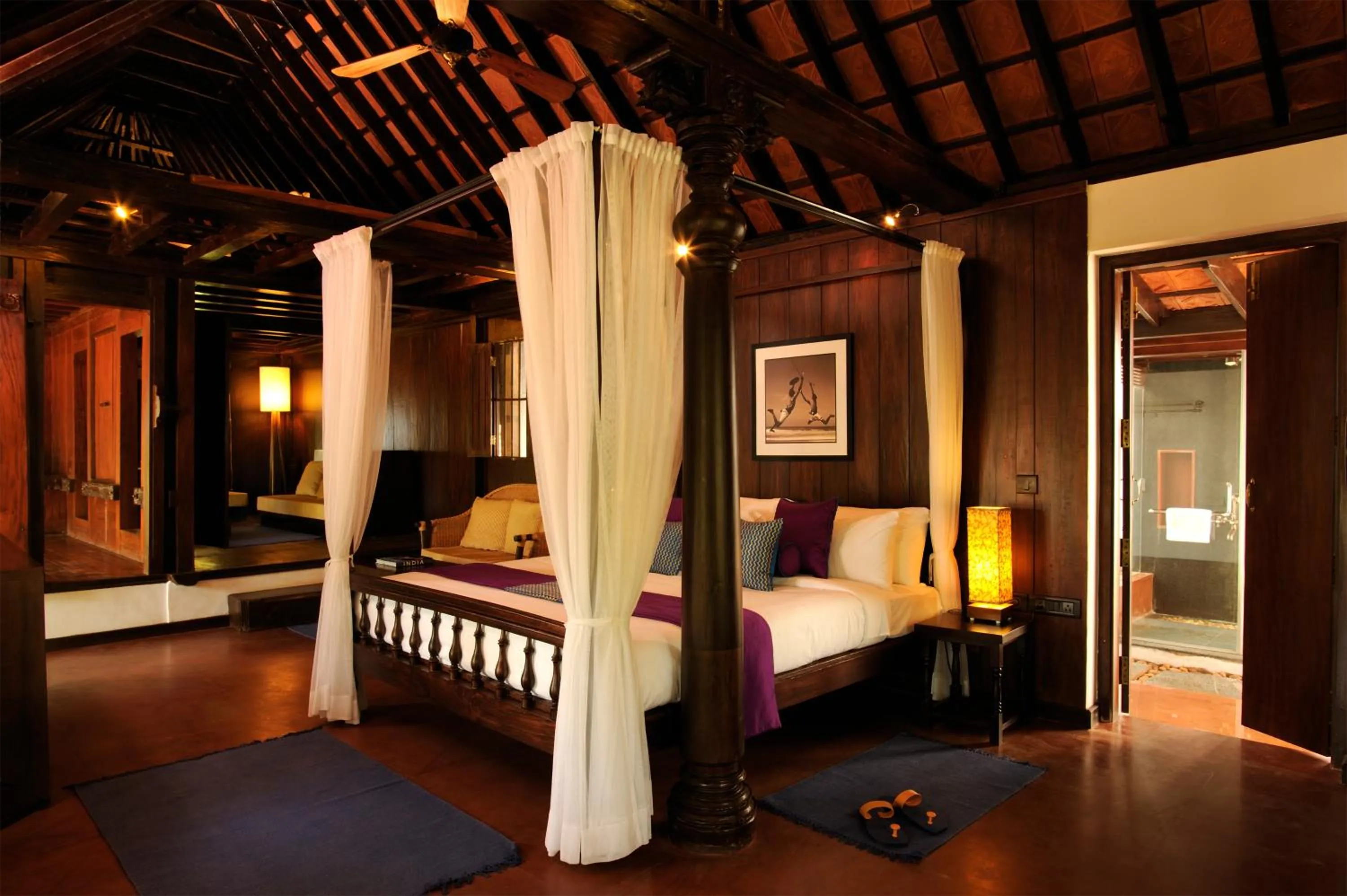 Photo of the whole room, Bed in Niraamaya Wellness Retreats, Surya Samudra, Kovalam