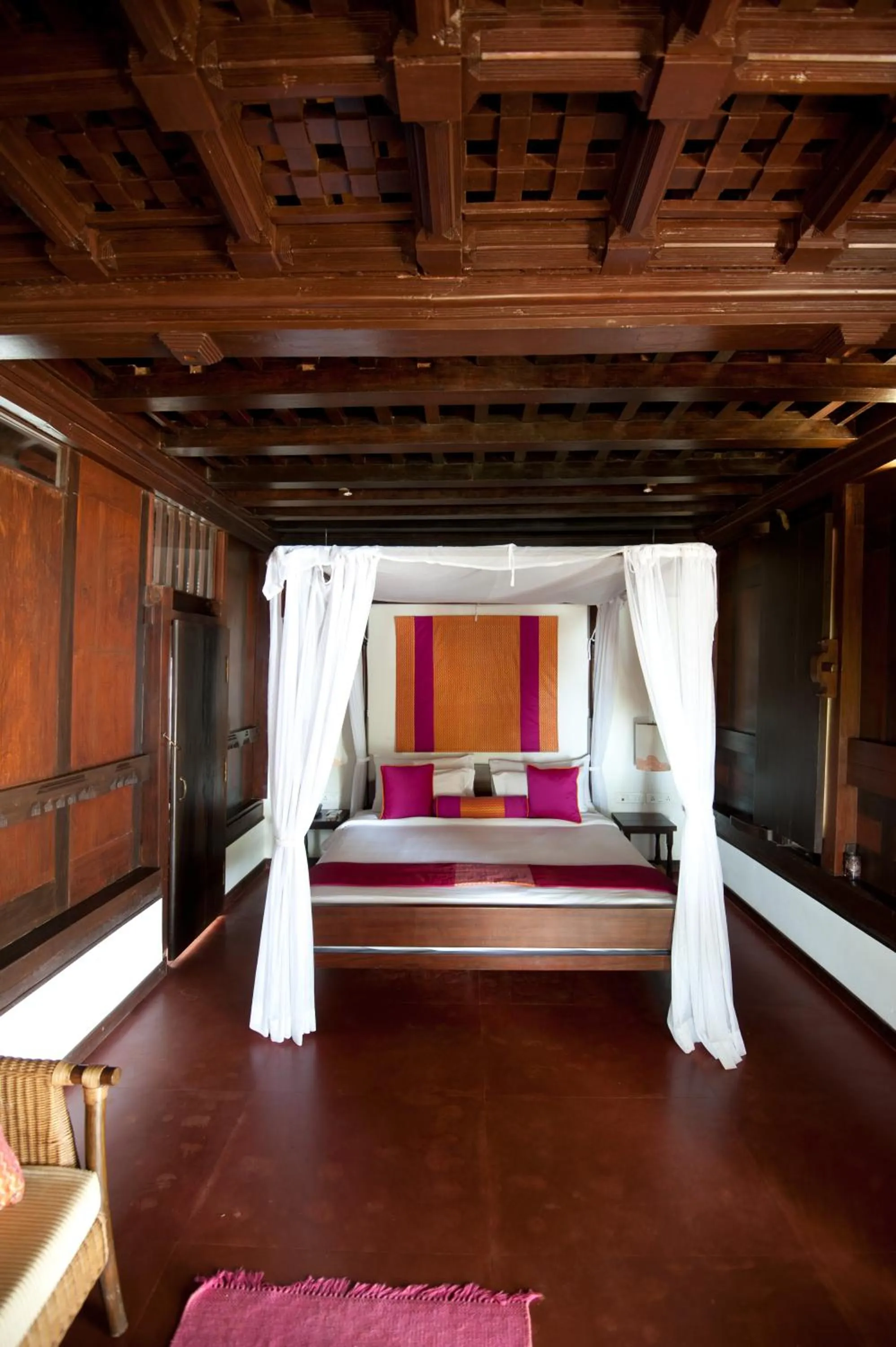 Bed in Niraamaya Wellness Retreats, Surya Samudra, Kovalam