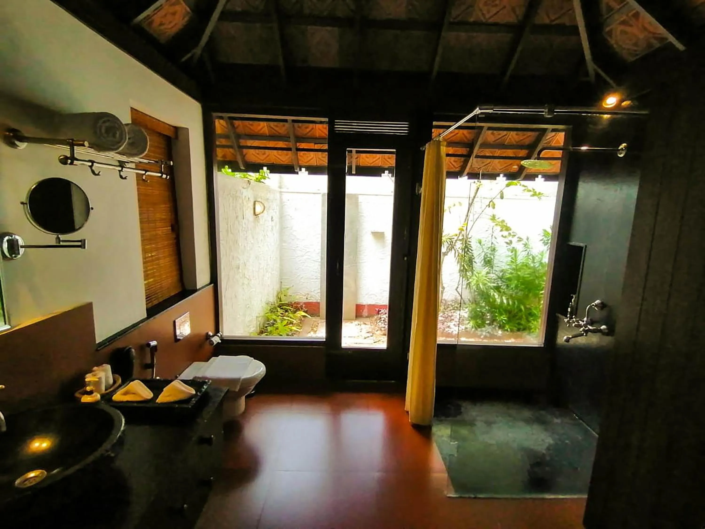 Bathroom in Niraamaya Wellness Retreats, Surya Samudra, Kovalam