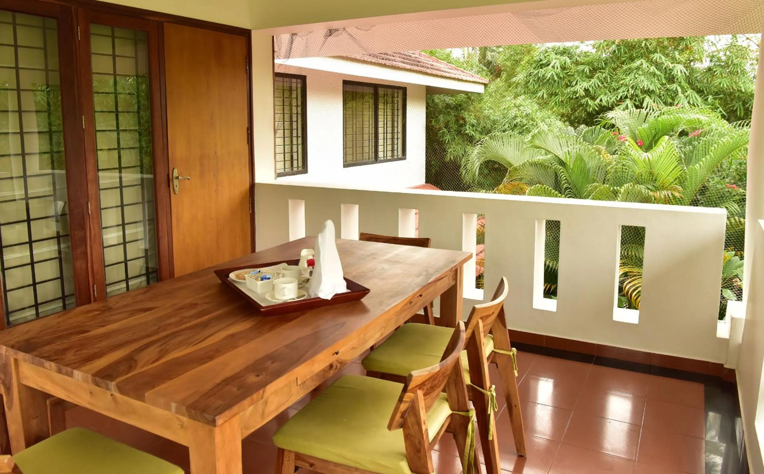 Patio in Niraamaya Wellness Retreats, Surya Samudra, Kovalam