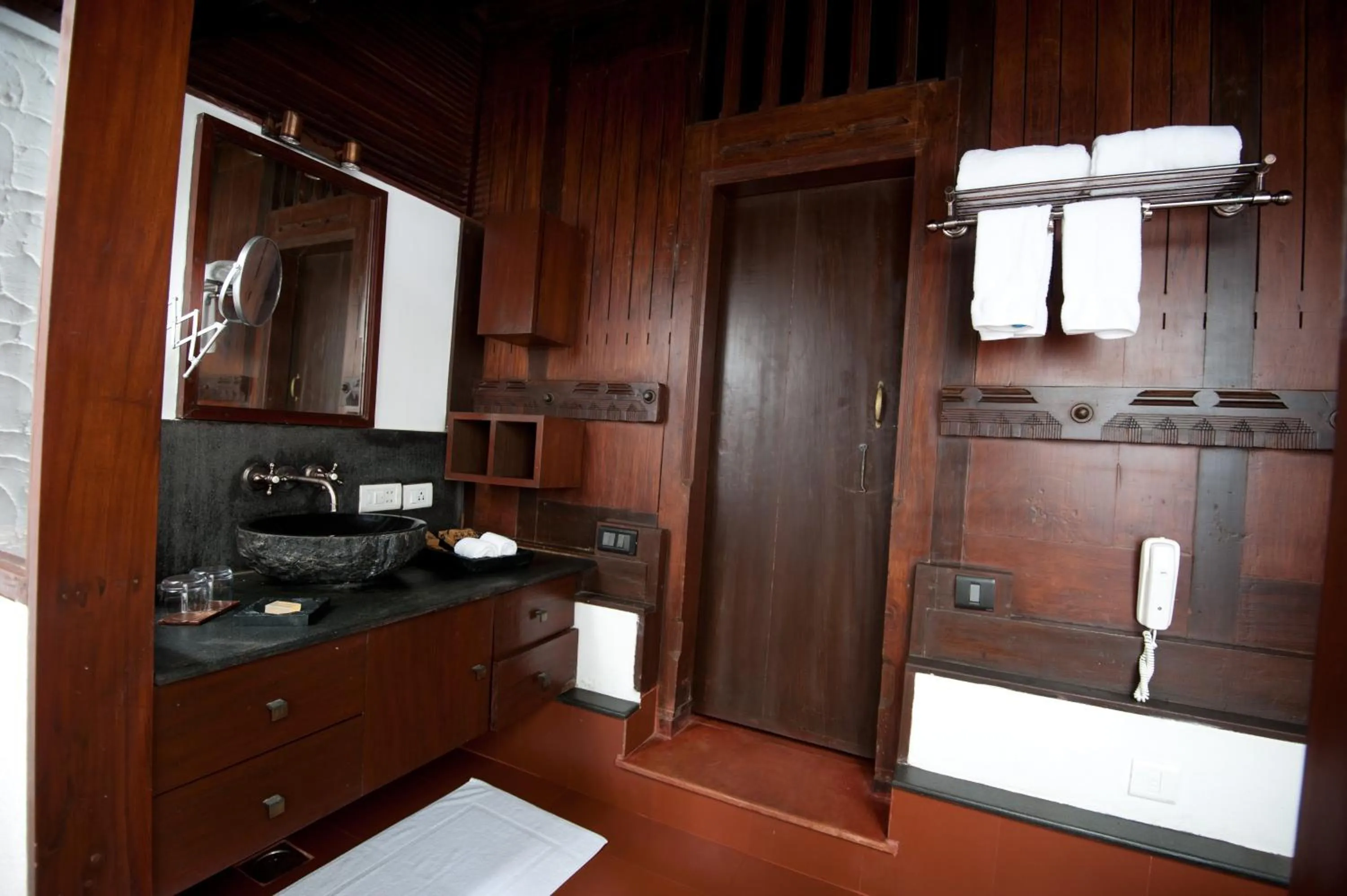Bathroom in Niraamaya Wellness Retreats, Surya Samudra, Kovalam