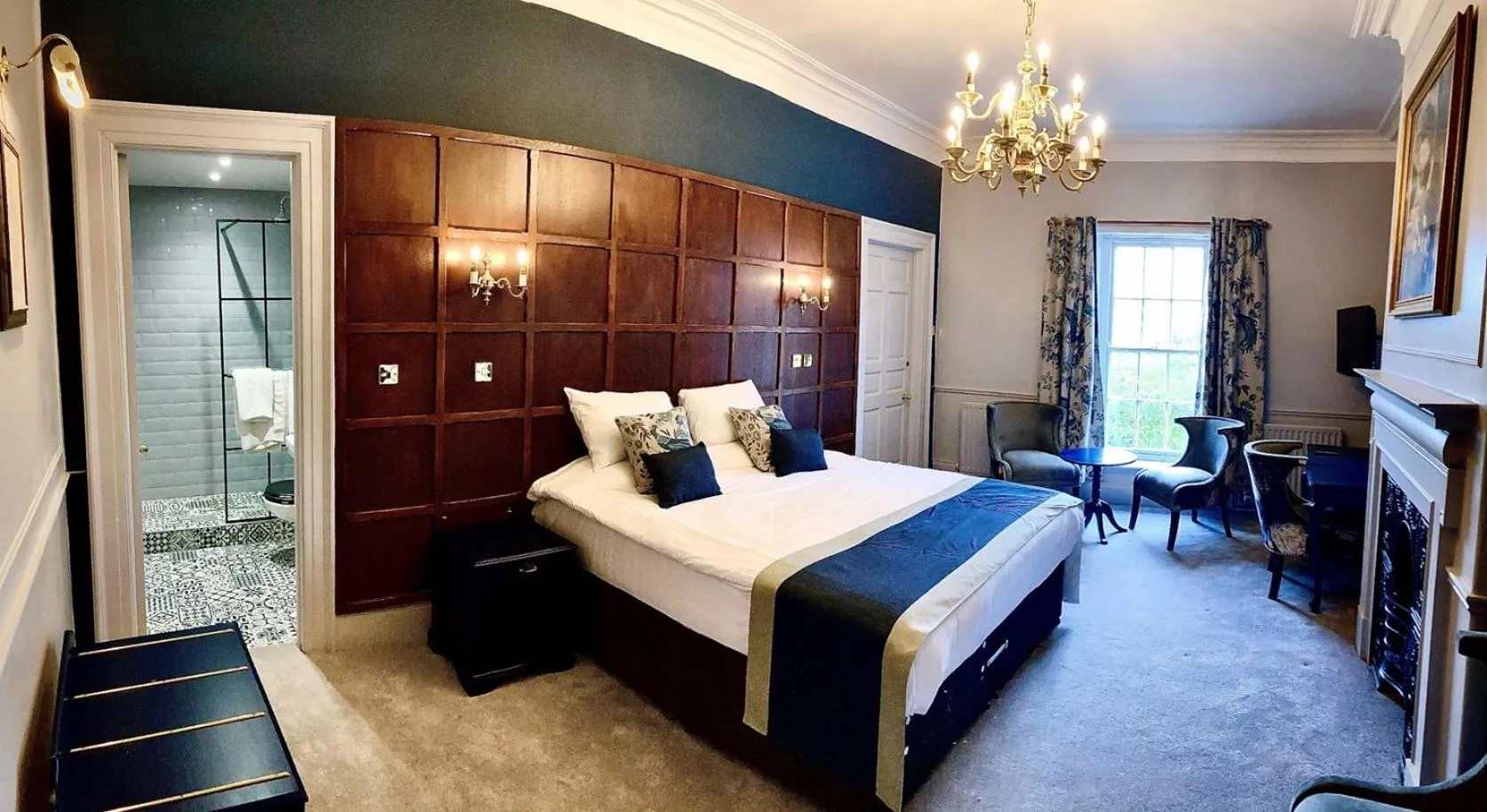 Bed in Blackwell Grange Hotel