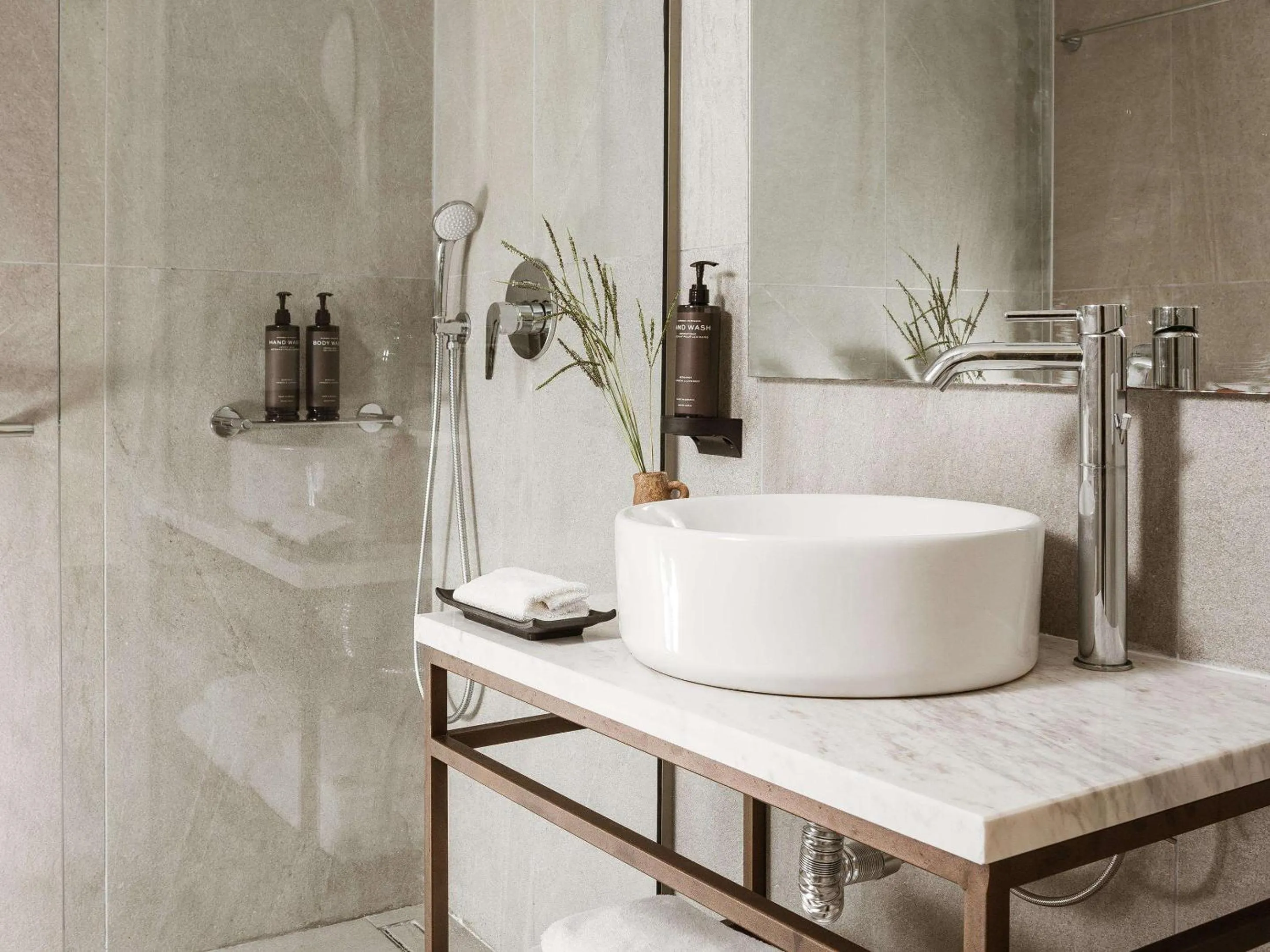 Bathroom in Grecotel LUXME Costa Botanica