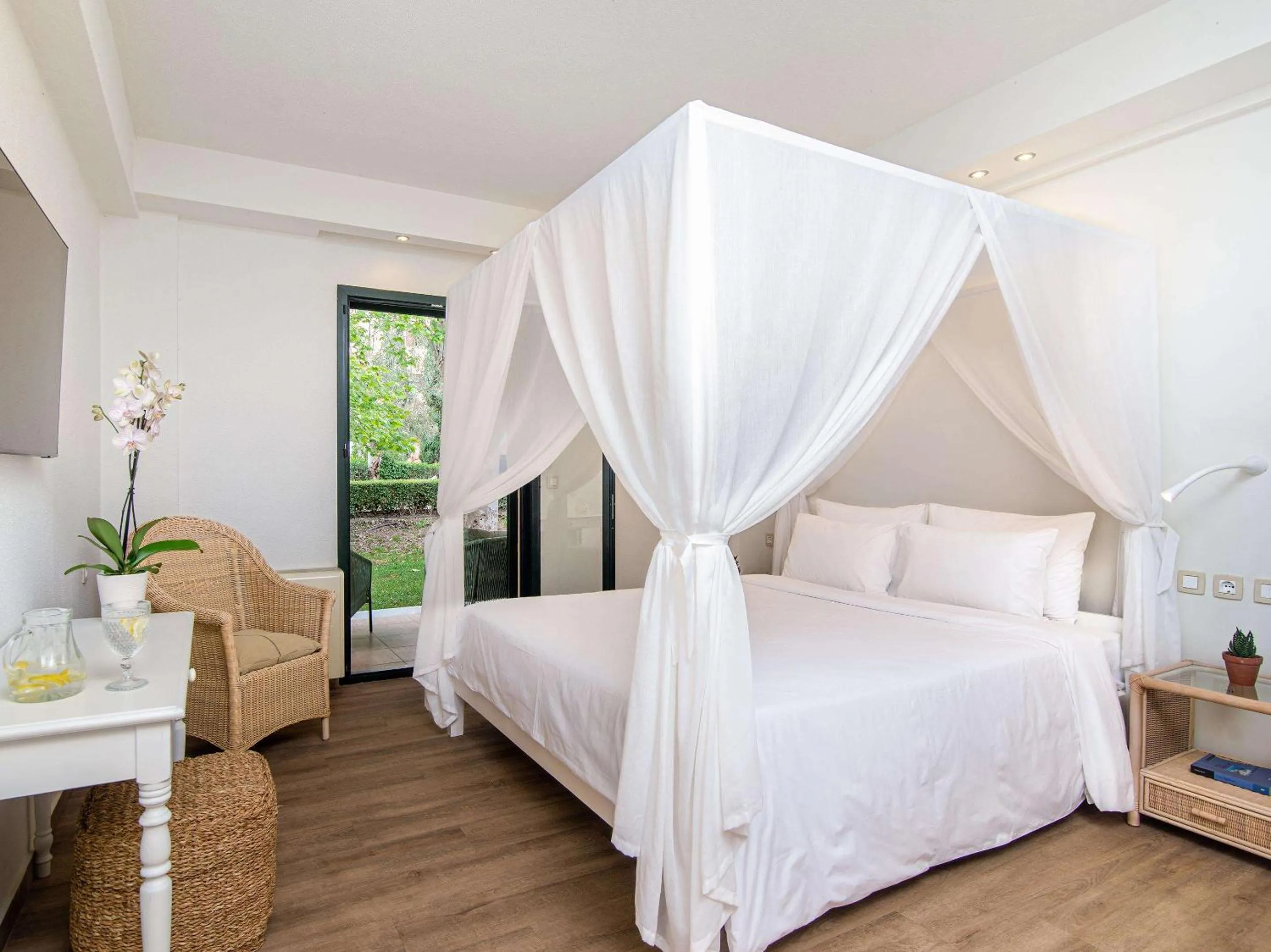 Bedroom, Bed in Grecotel LUXME Costa Botanica