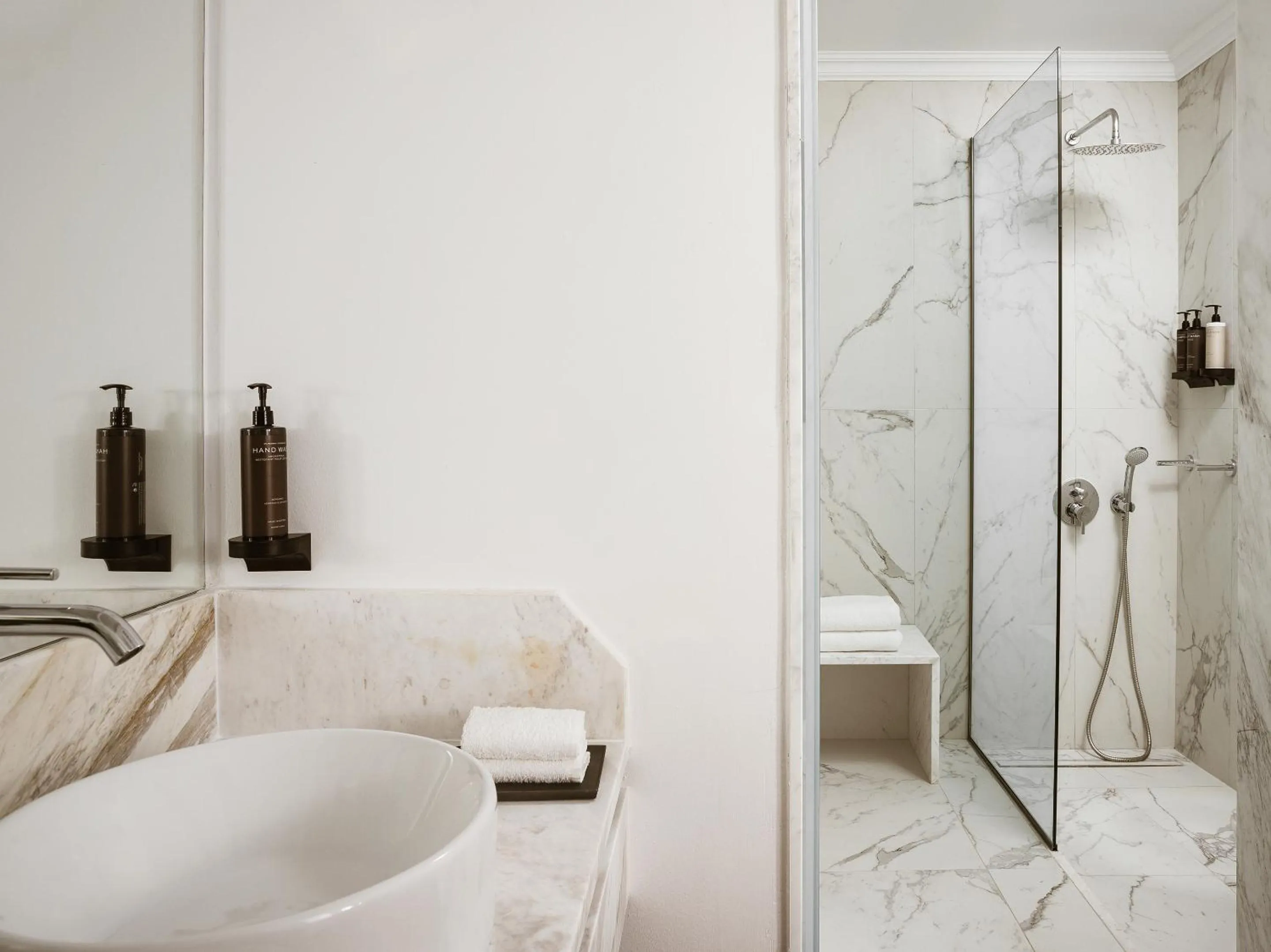 Shower in Grecotel LUXME Costa Botanica