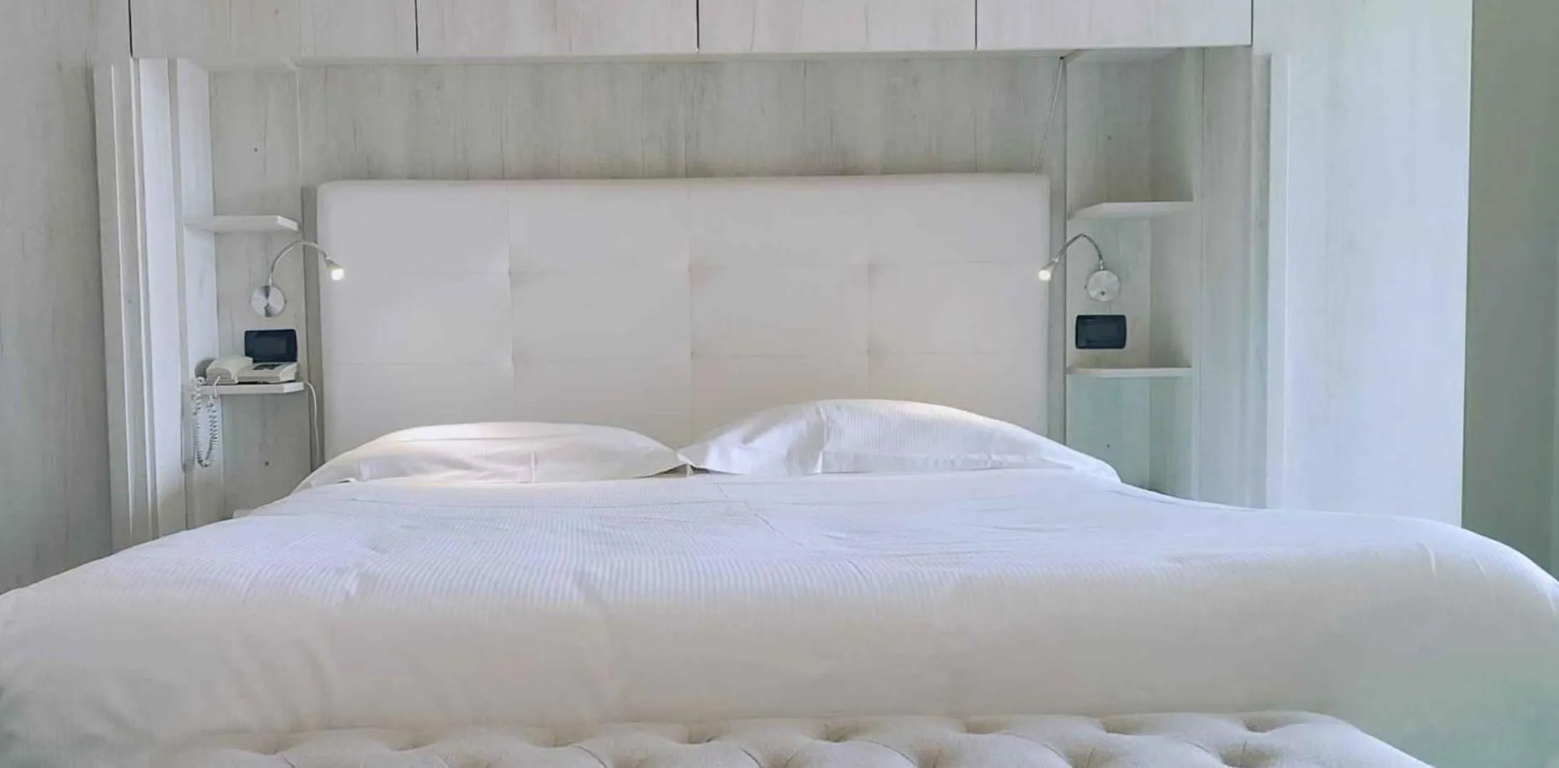 Decorative detail, Bed in Hotel Palladium