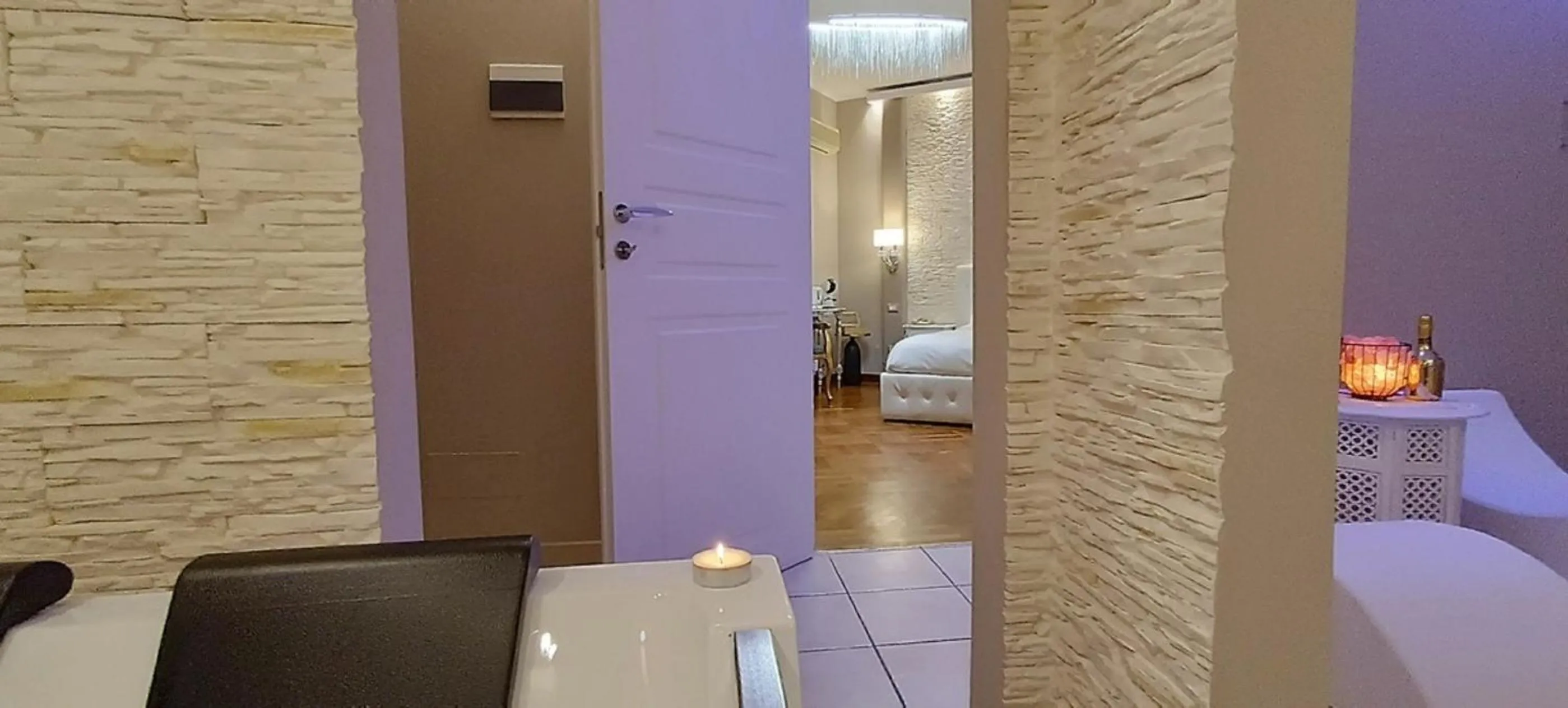 Spa and wellness centre/facilities, Bed in Hotel Palladium