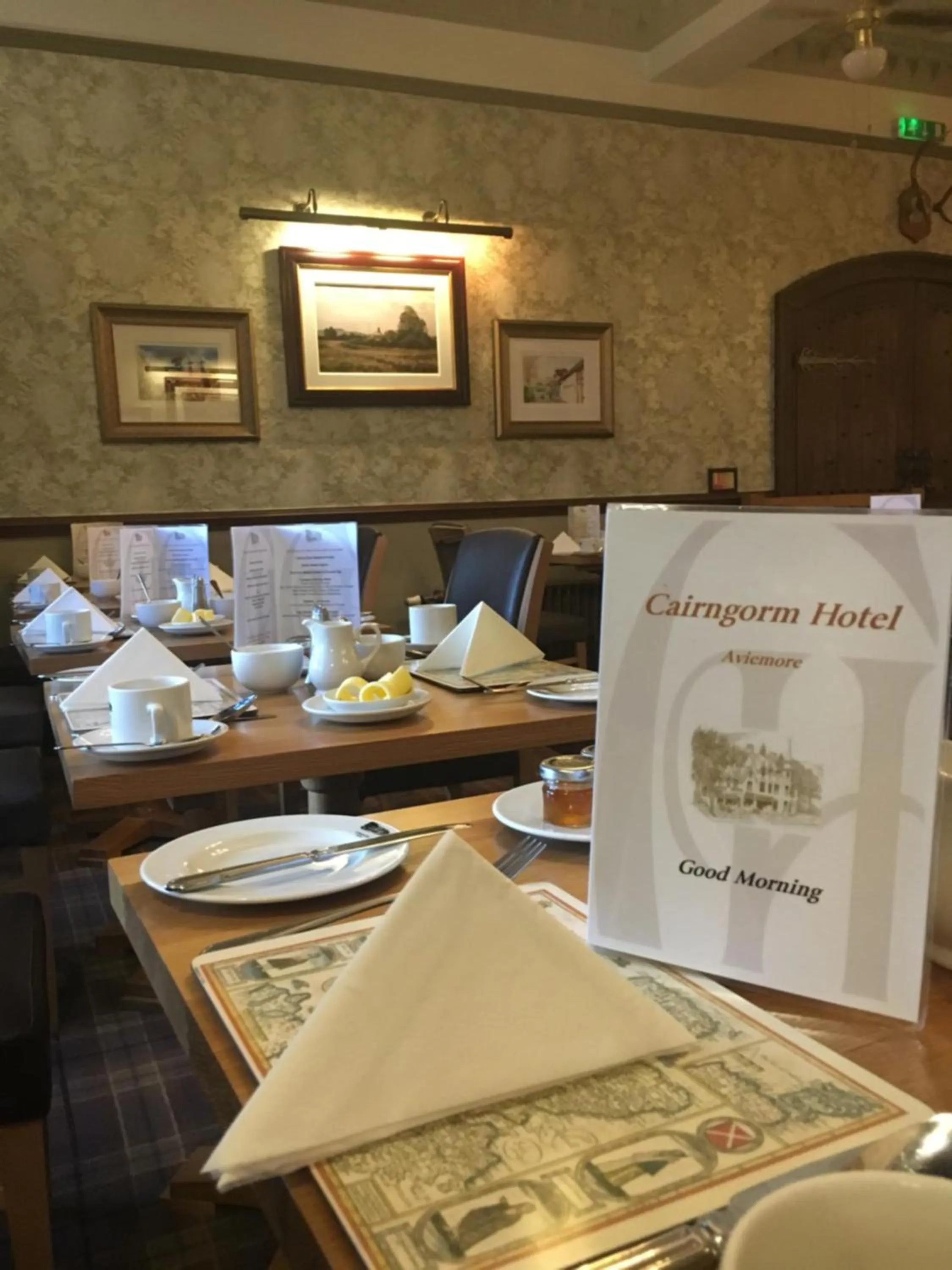 Dining area in Cairngorm Hotel