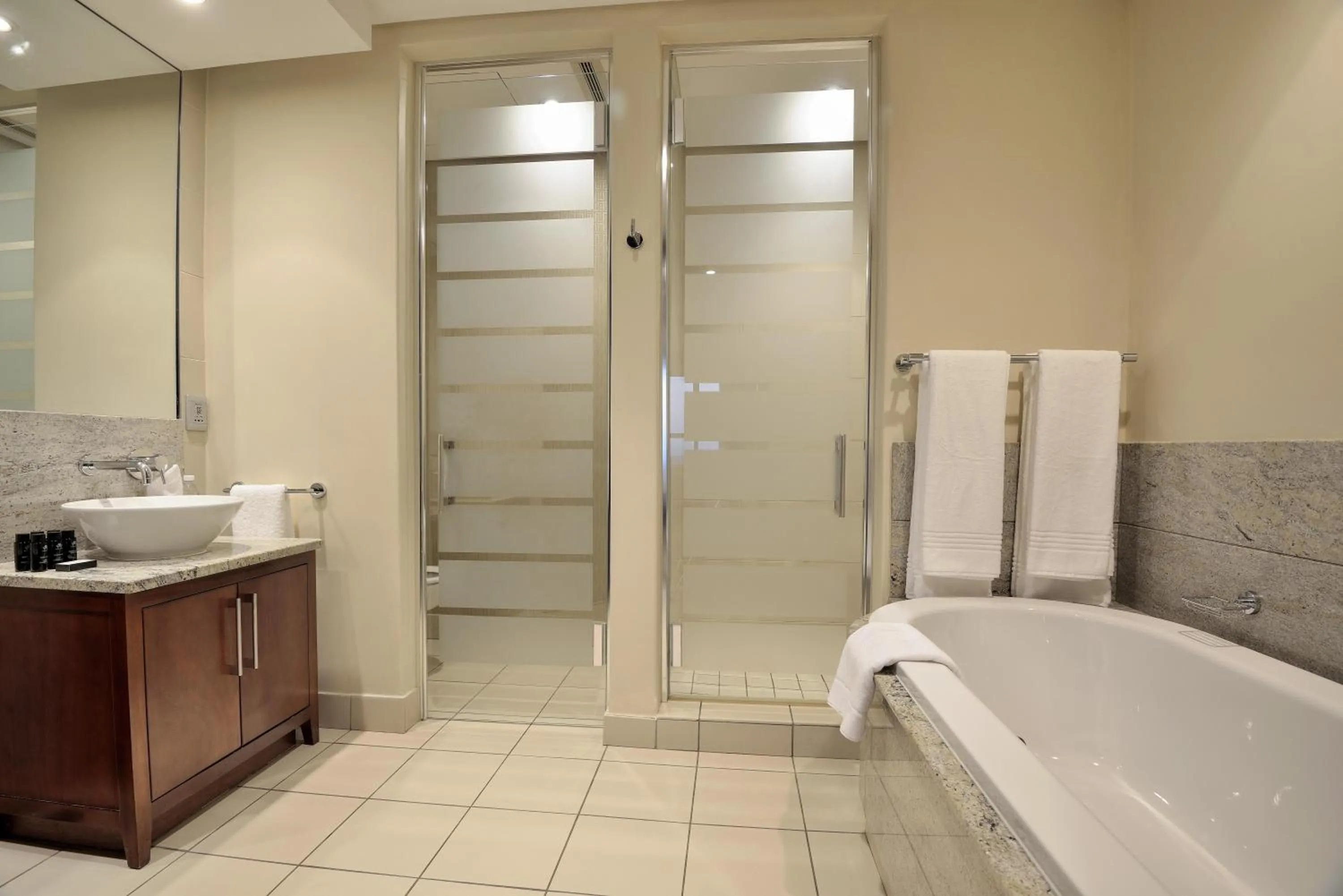 Bathroom in The Michelangelo Towers