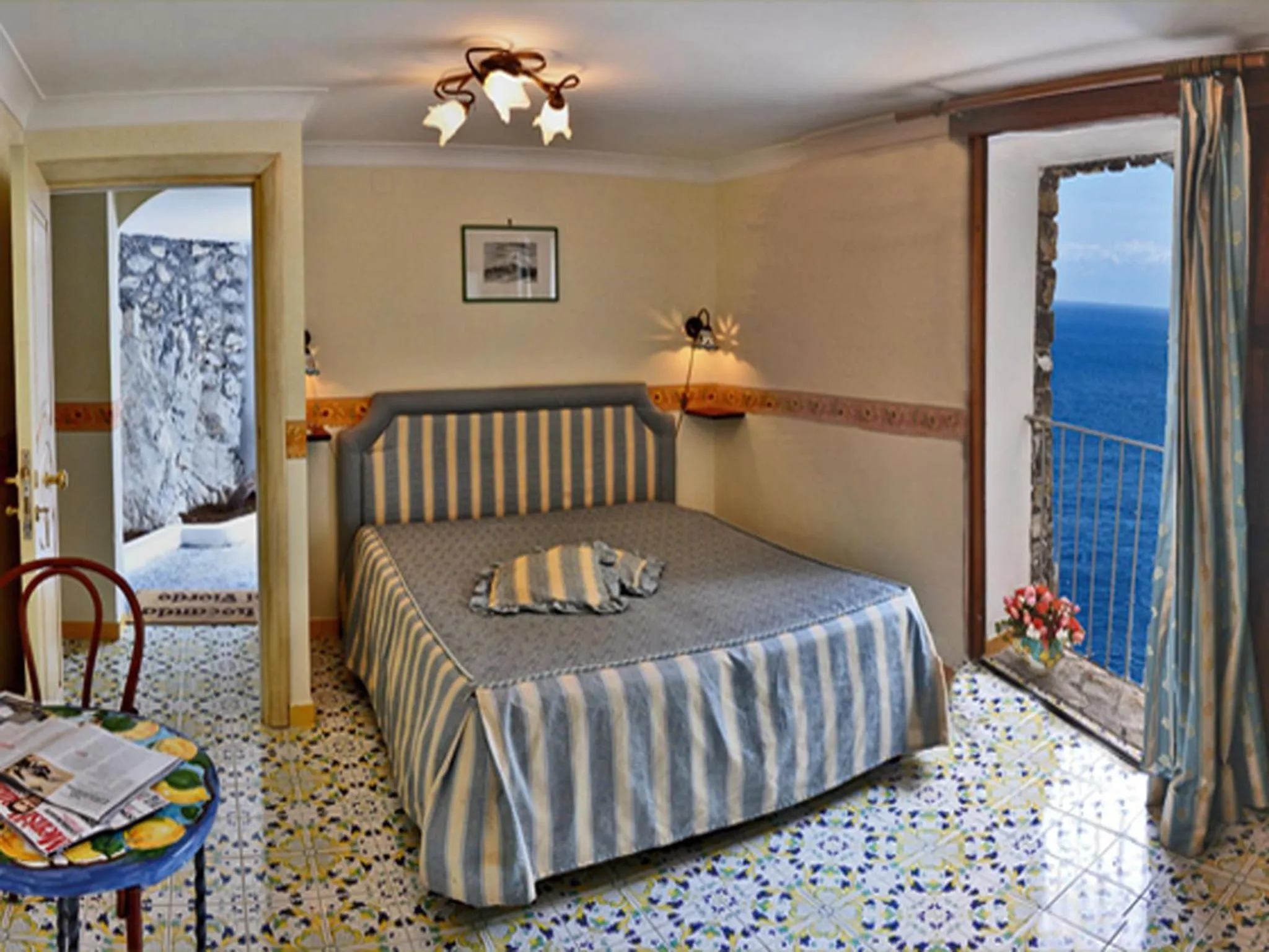 Bed in La Locanda Del Fiordo