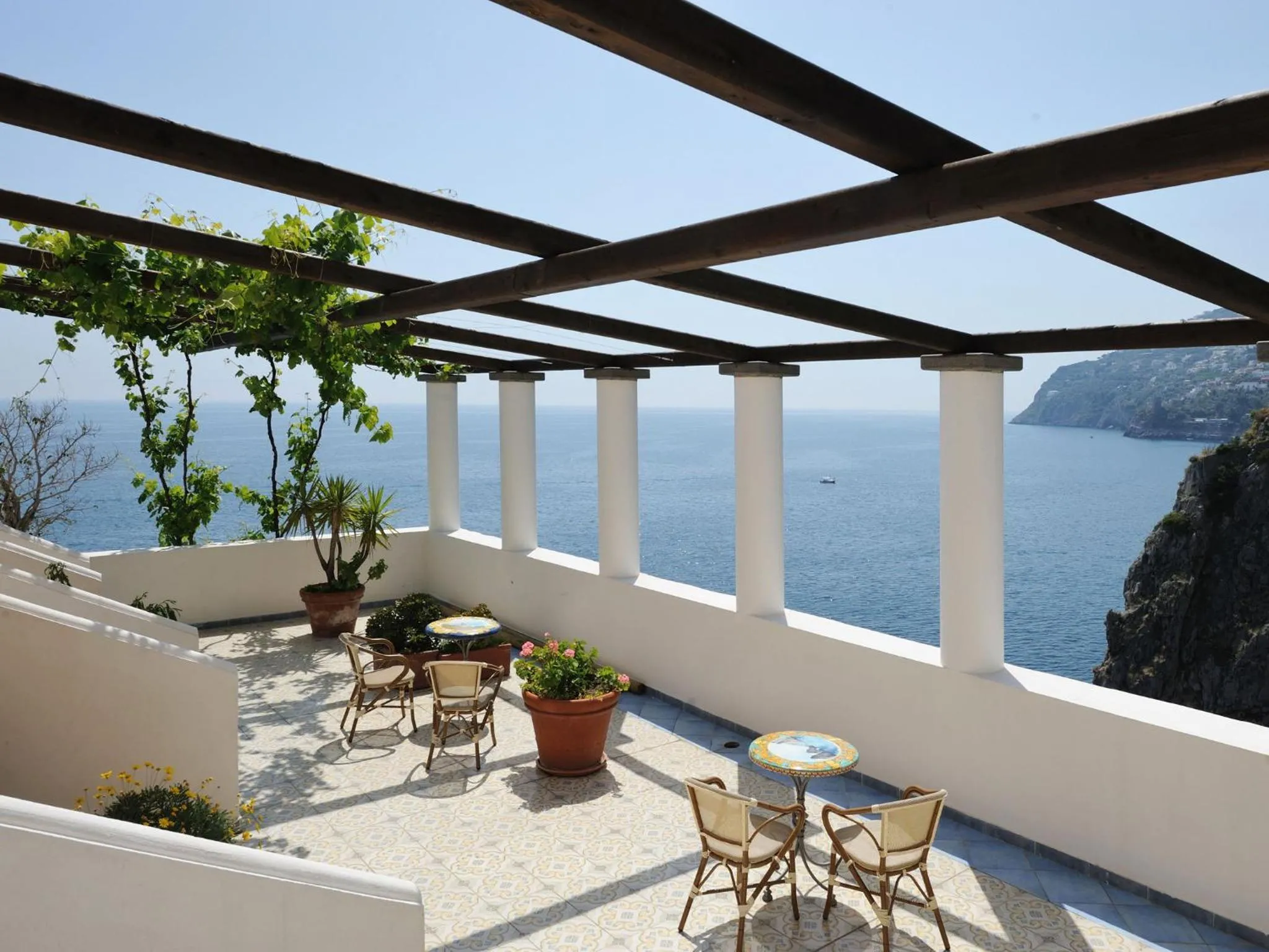 Patio in La Locanda Del Fiordo