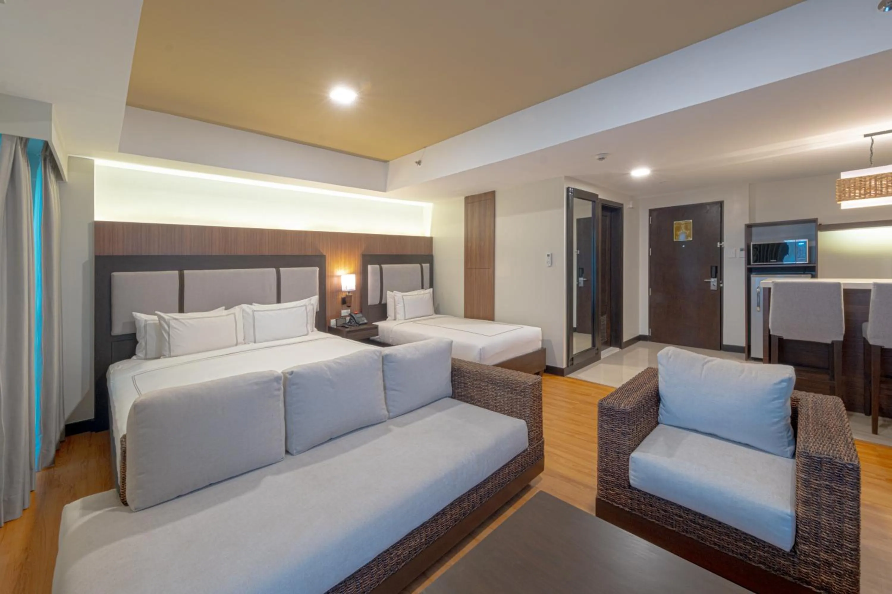 Bed in Widus Hotel Clark