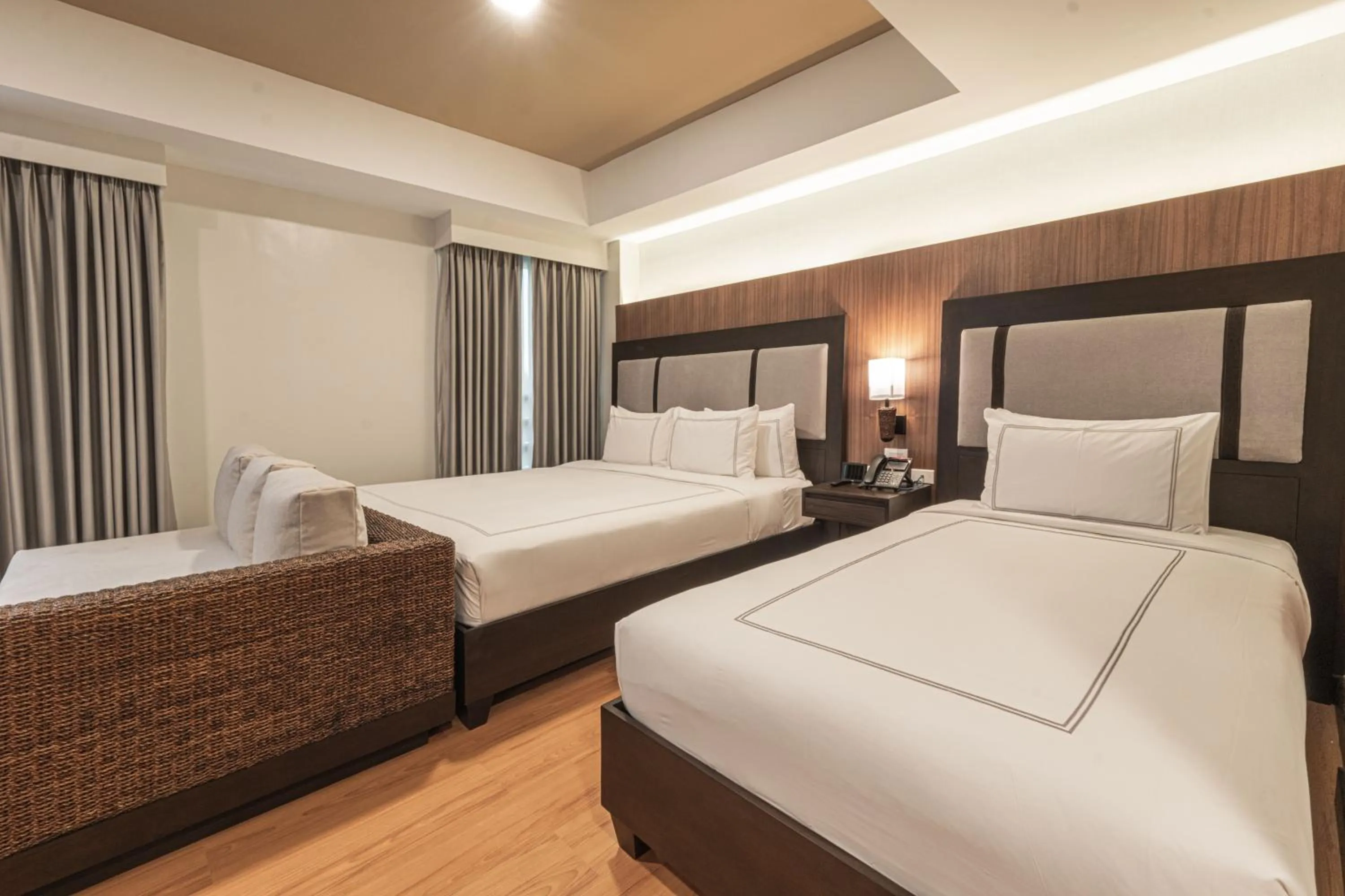 Bed in Widus Hotel Clark
