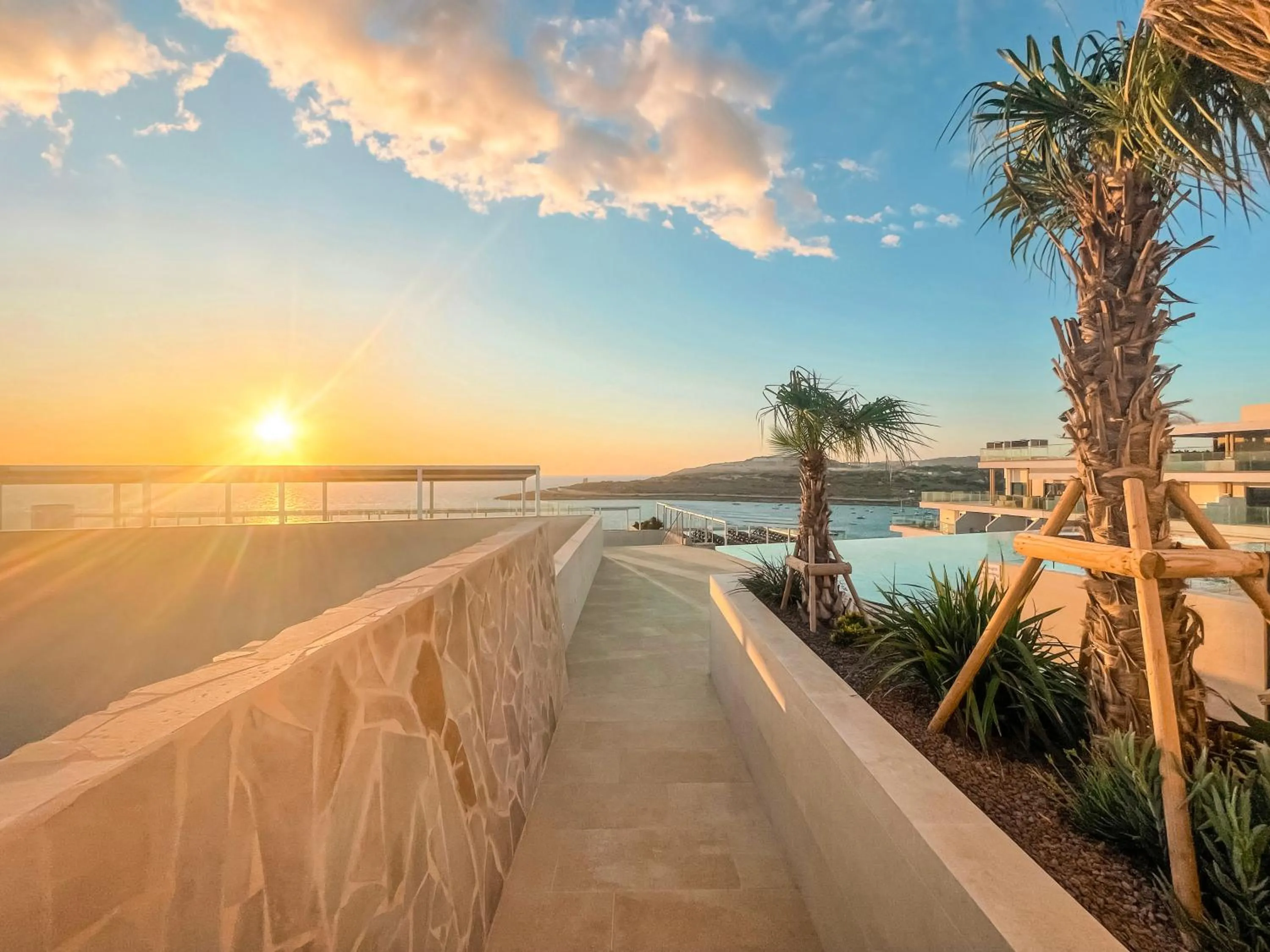 Sunrise in QAWRA Palace Resort & SPA