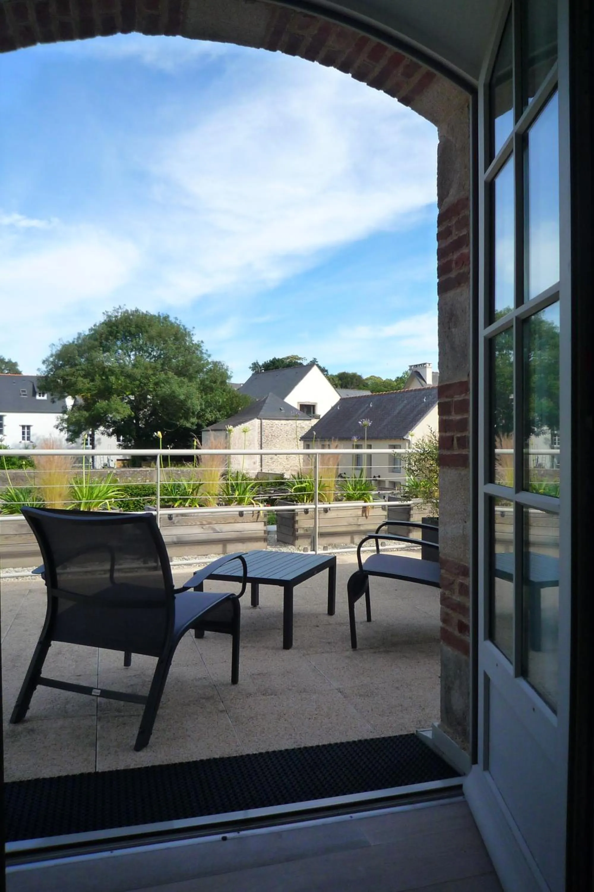 Balcony/Terrace in Hôtel Ginkgo - SPA Biloba