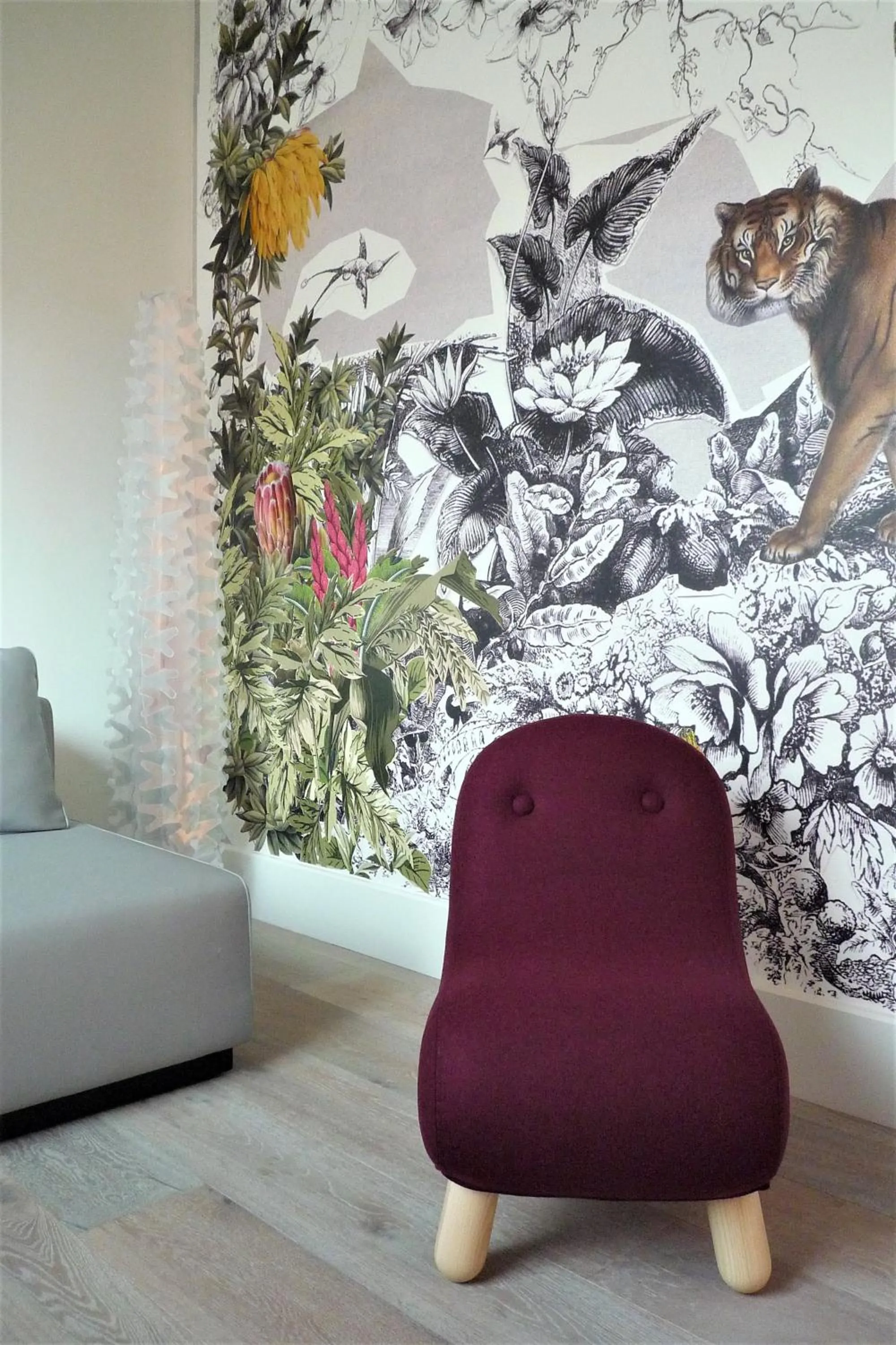 Decorative detail in Hôtel Ginkgo - SPA Biloba