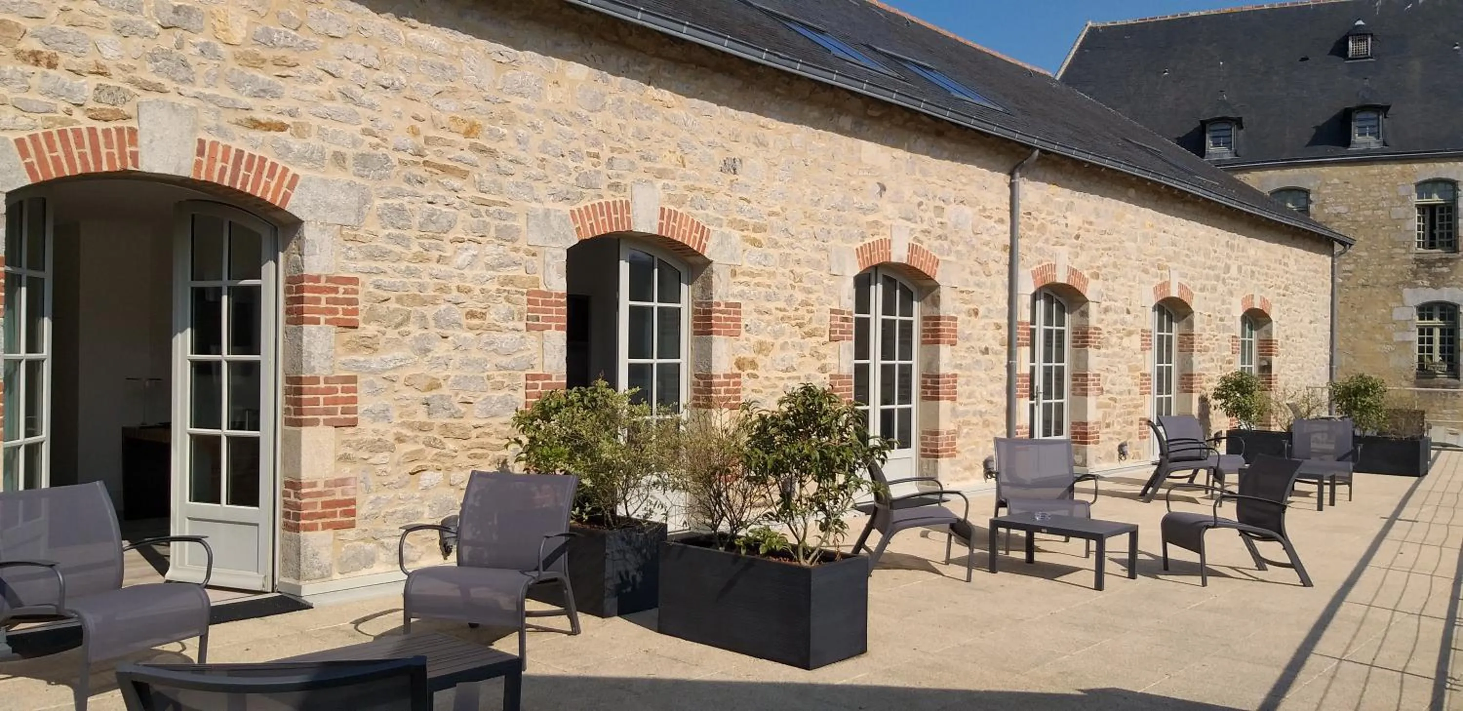 Balcony/Terrace in Hôtel Ginkgo - SPA Biloba