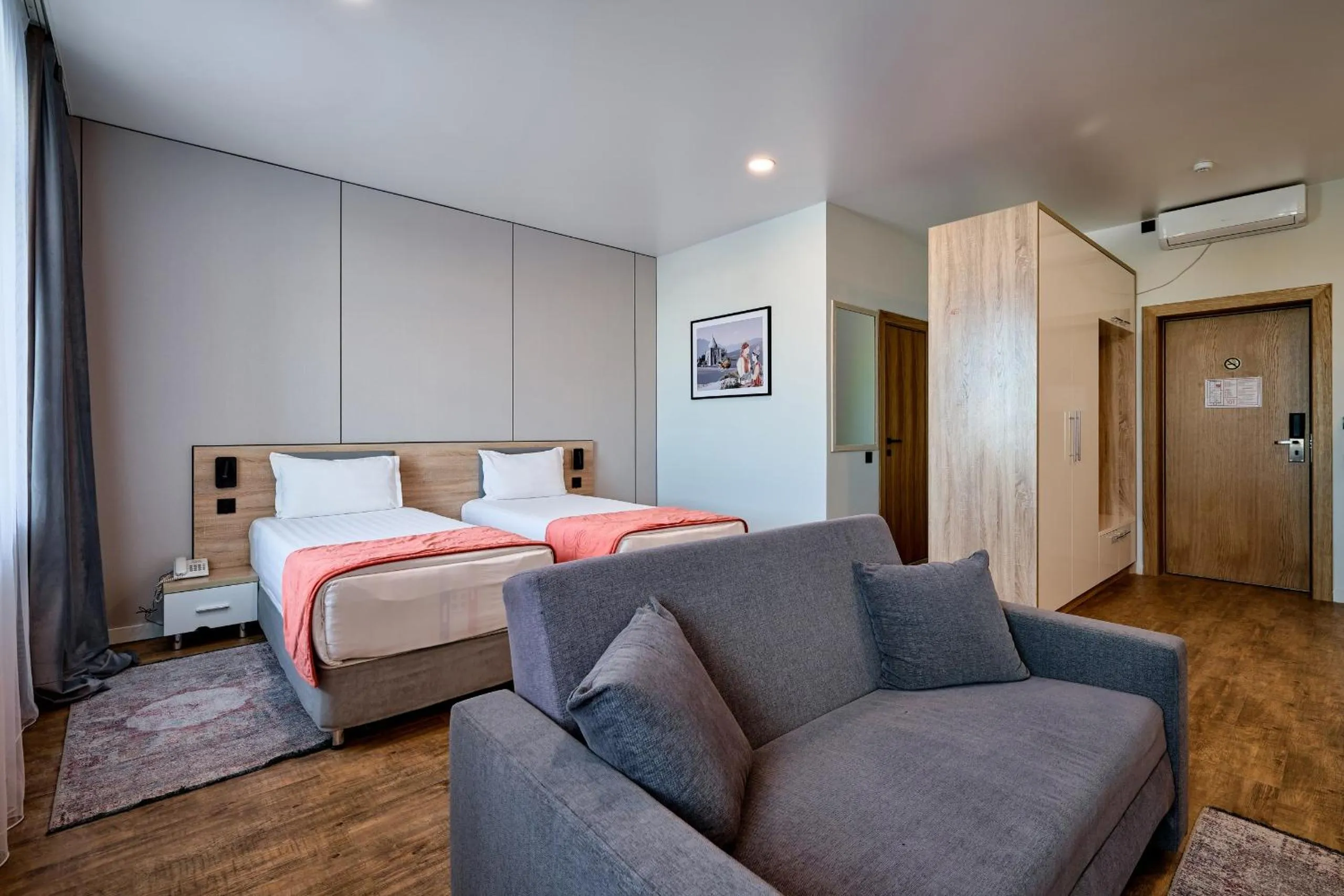 Bed in Aisha Bibi Hotel & Spa