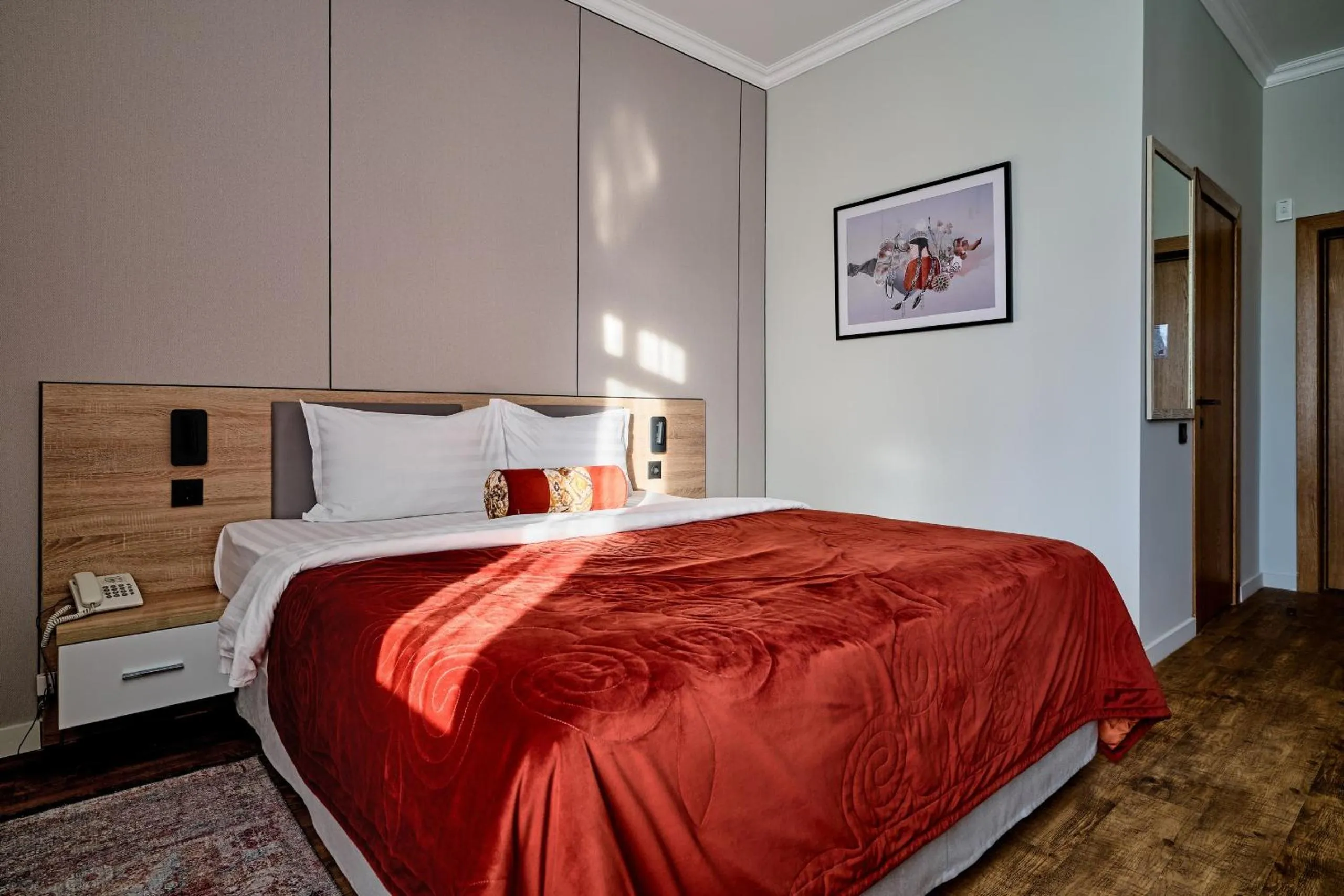 Bed in Aisha Bibi Hotel & Spa