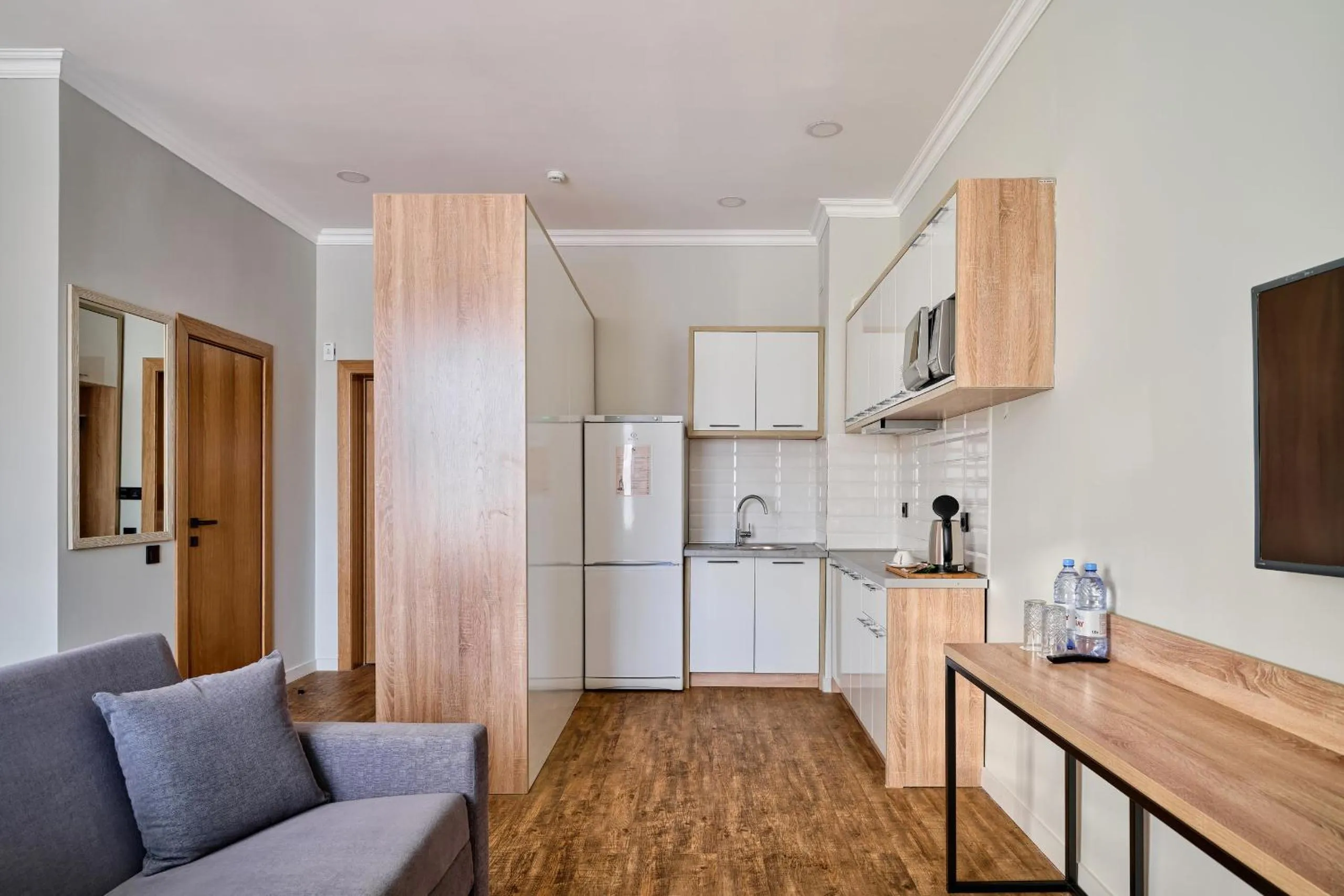 Kitchen or kitchenette in Aisha Bibi Hotel & Spa