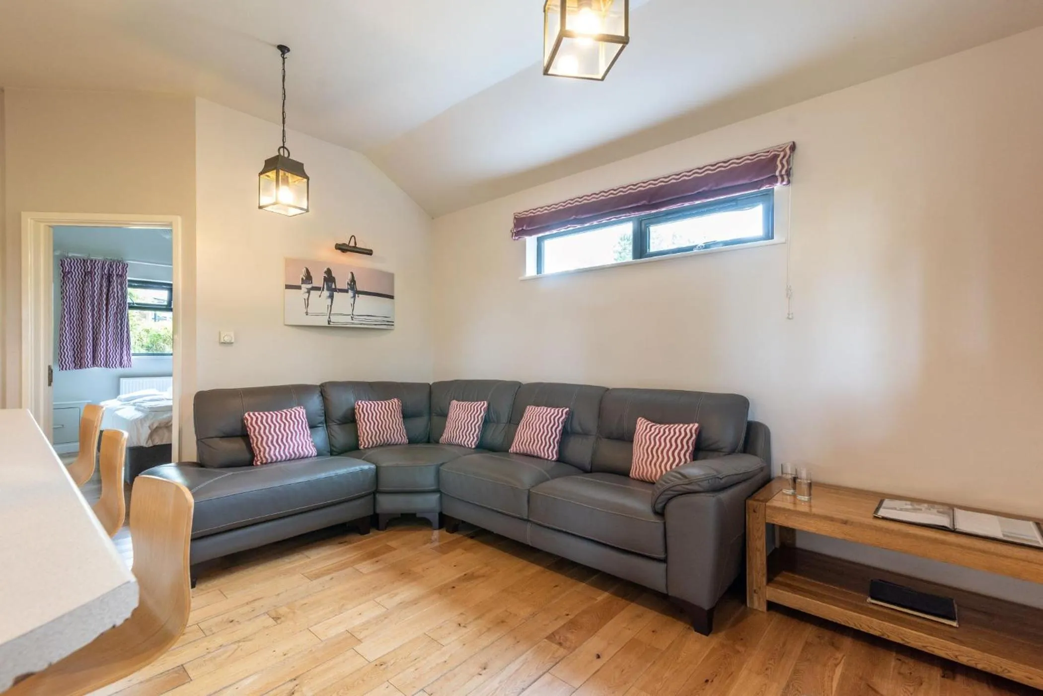 Living room in Tor Farm Lodge