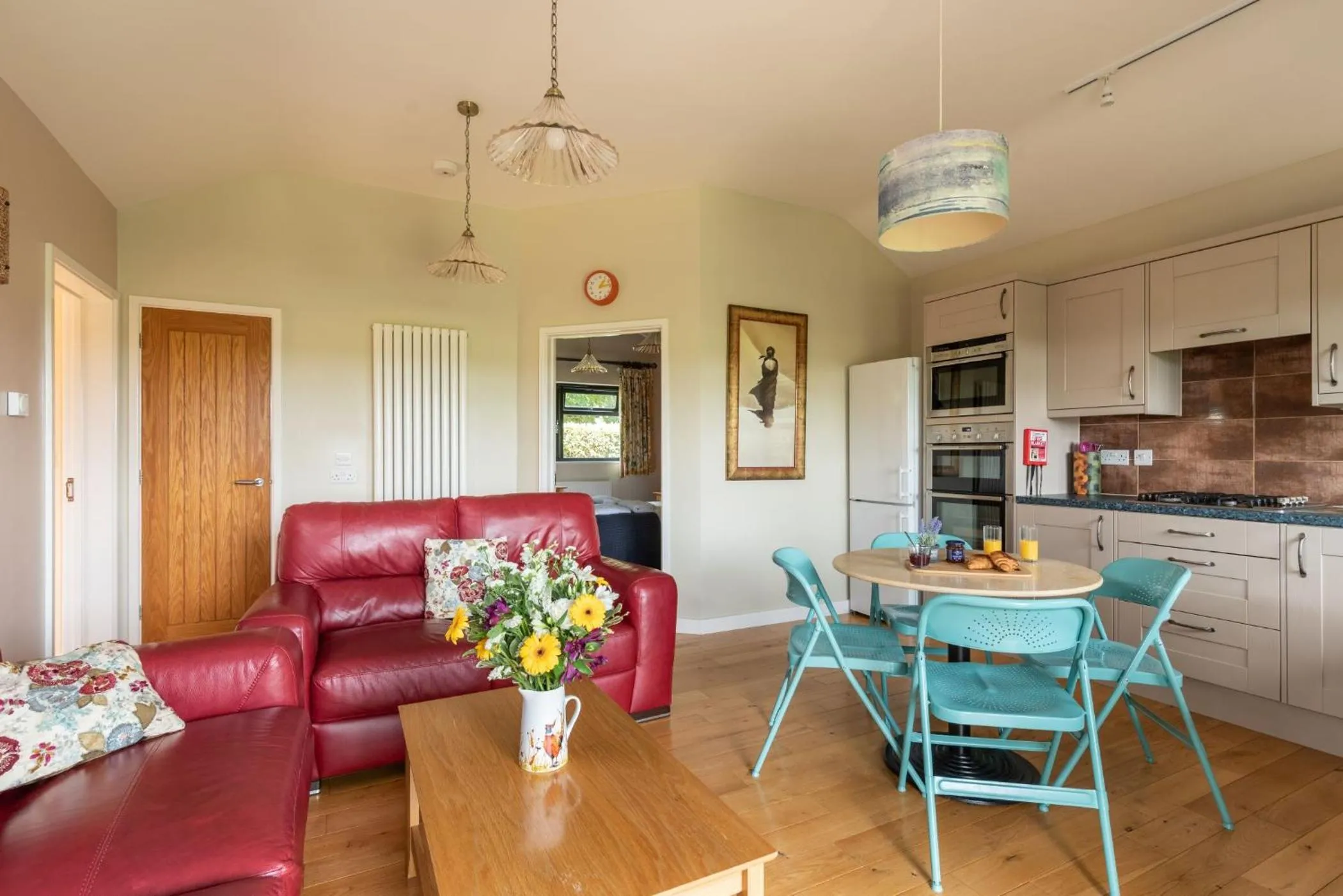 Living room in Tor Farm Lodge