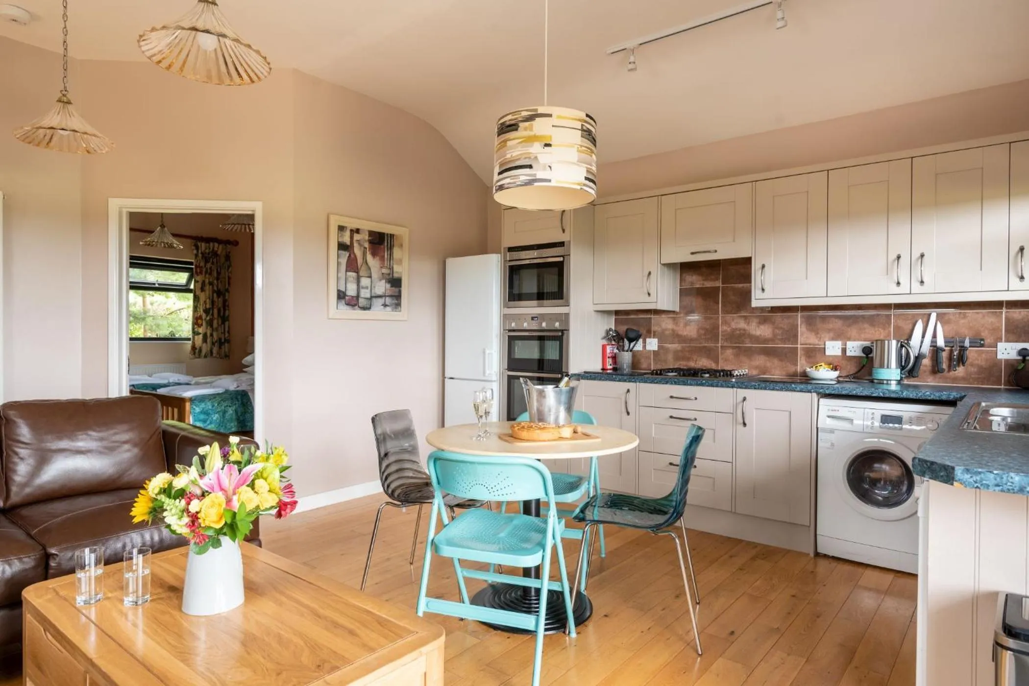 Living room in Tor Farm Lodge