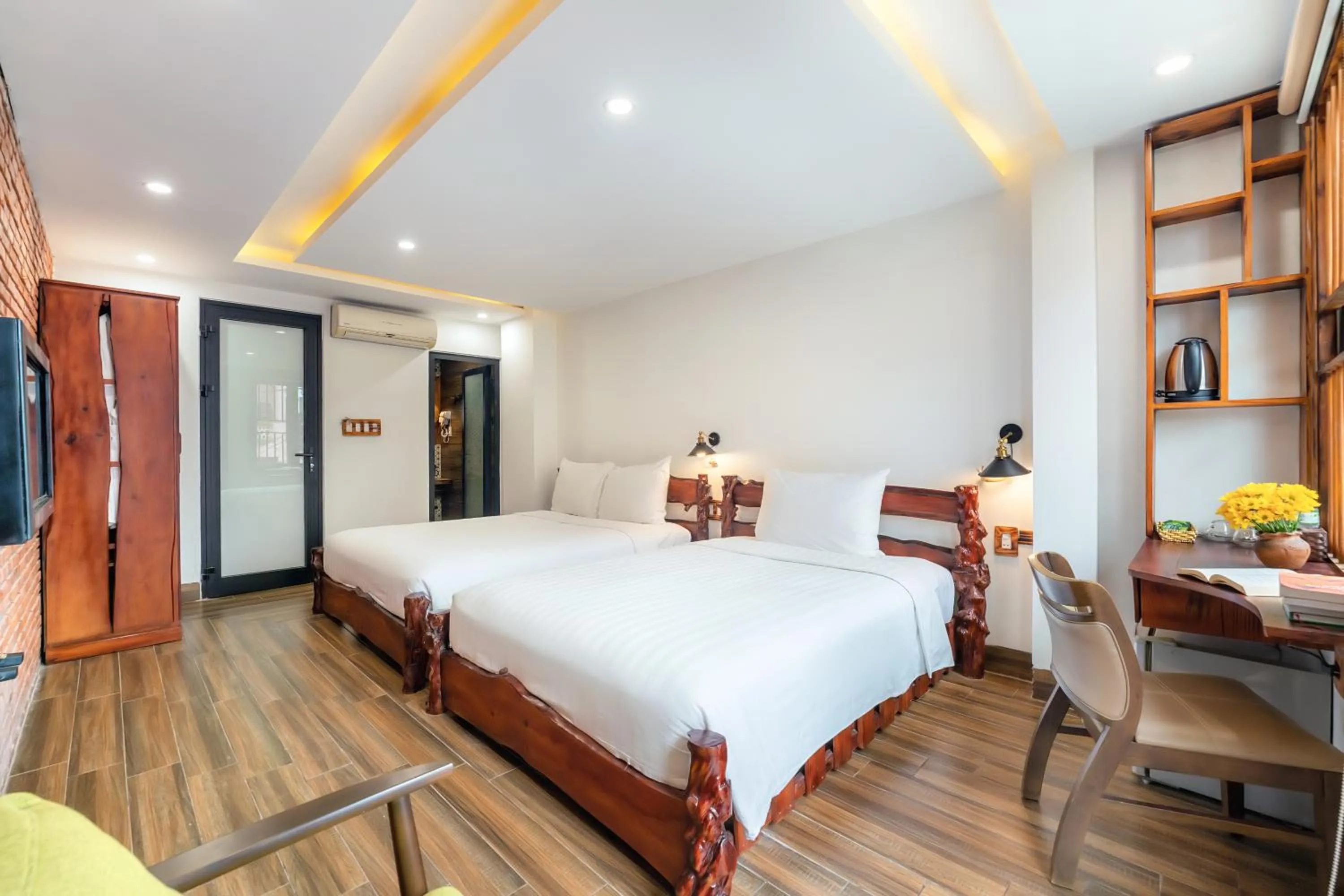 Bed in La An Old Town Hotel