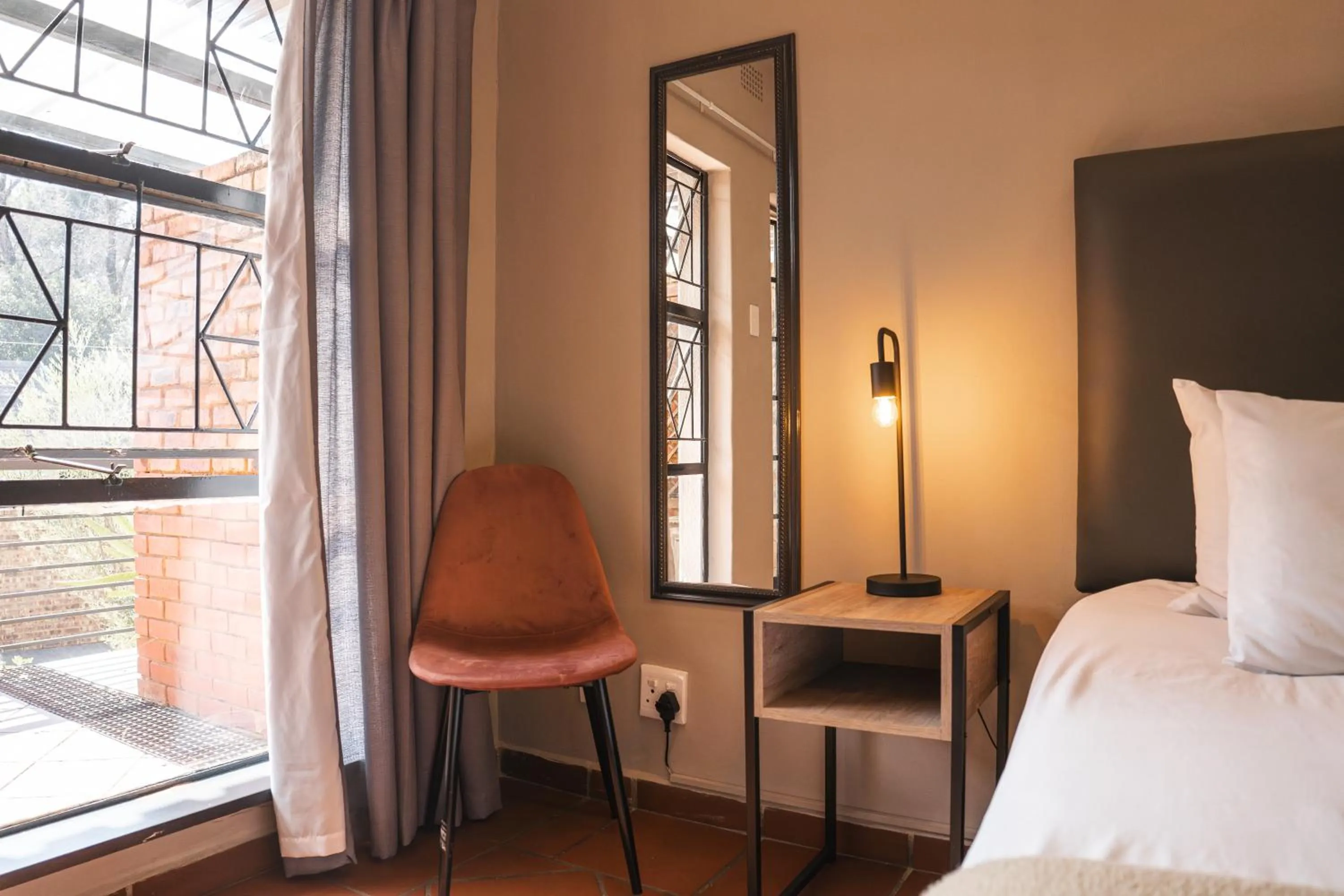 Bedroom, Bed in The Wild Peach - Menlyn