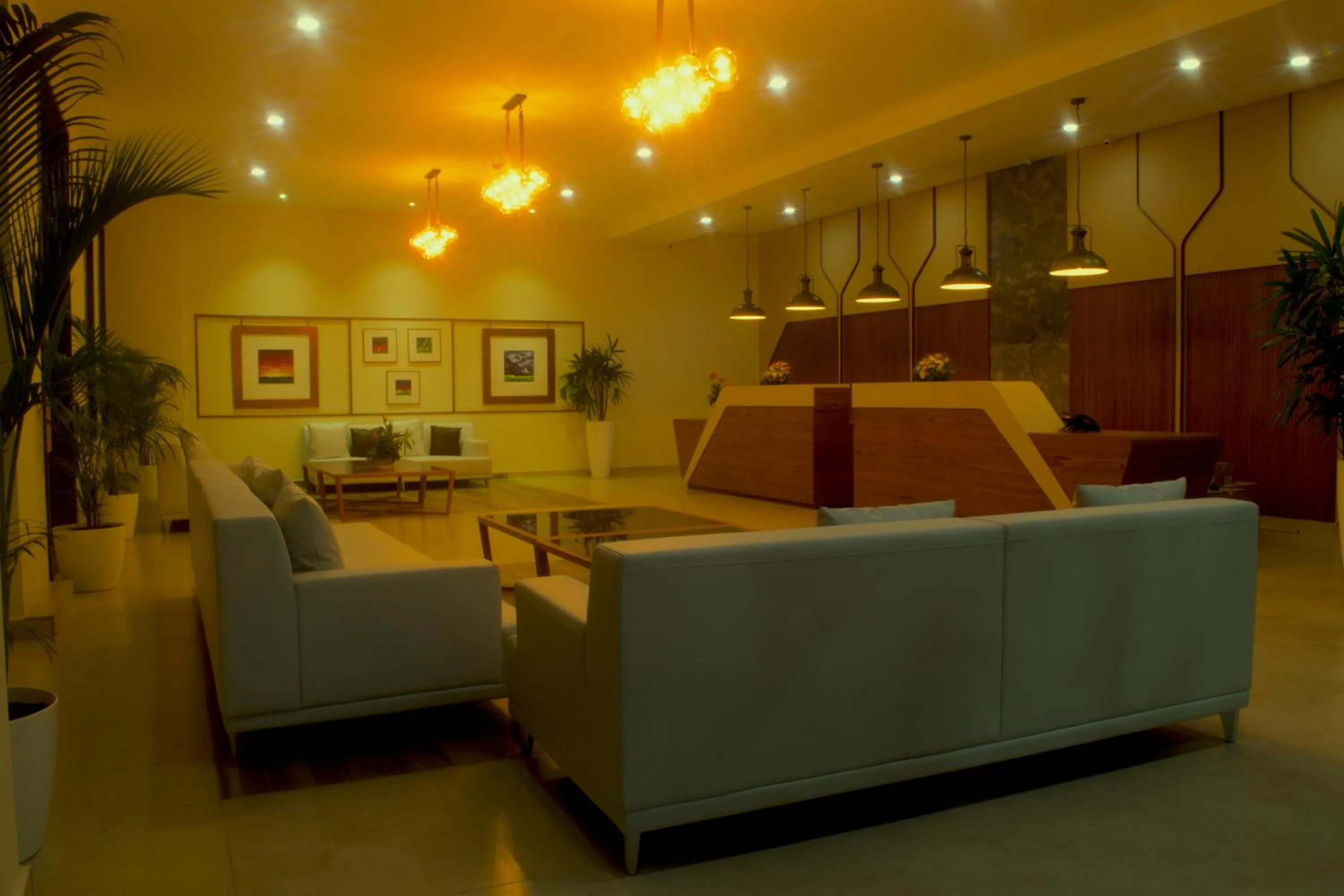 Lobby or reception in juSTa Rangers Munnar