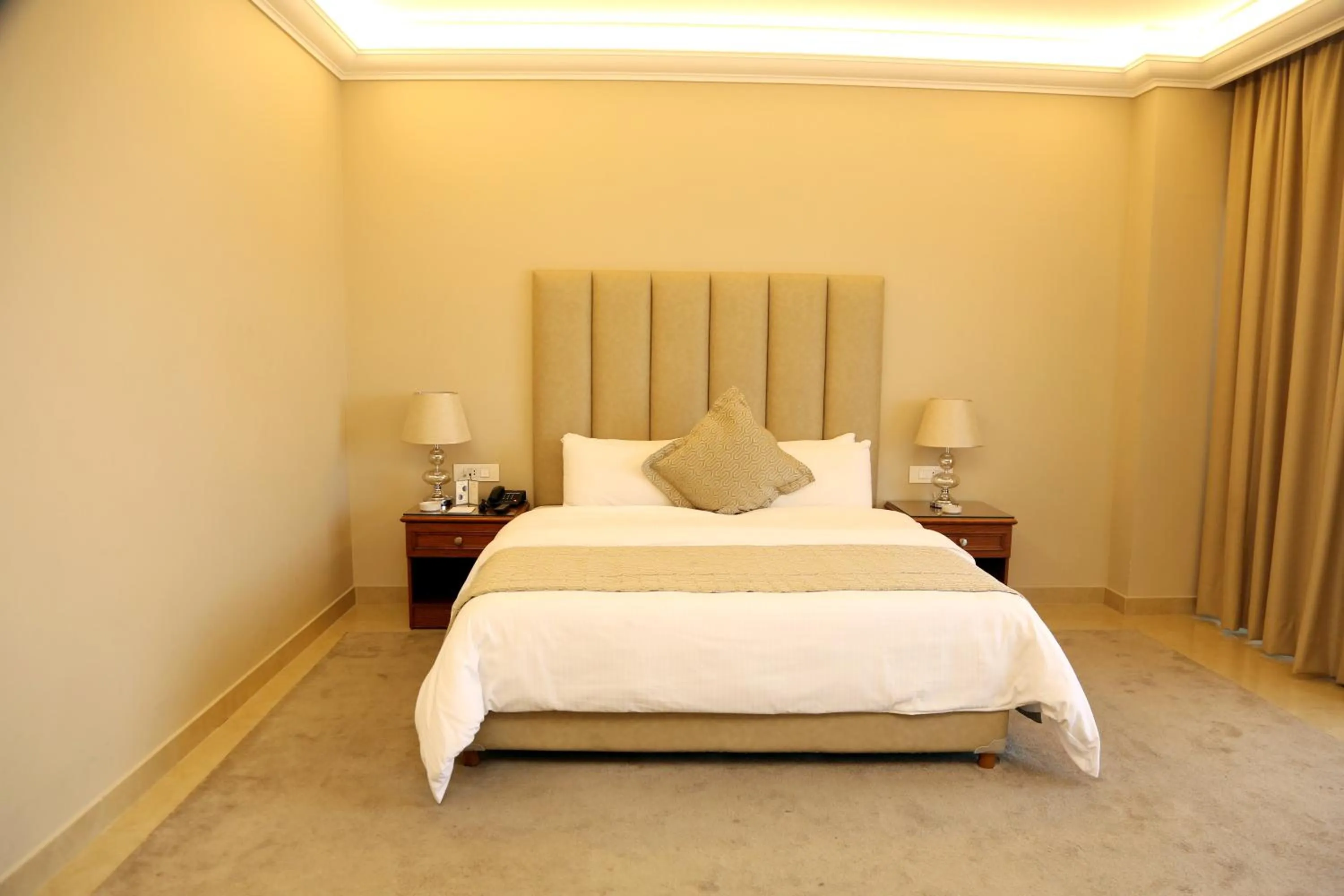 Bed in Bayview Hotel Beirut