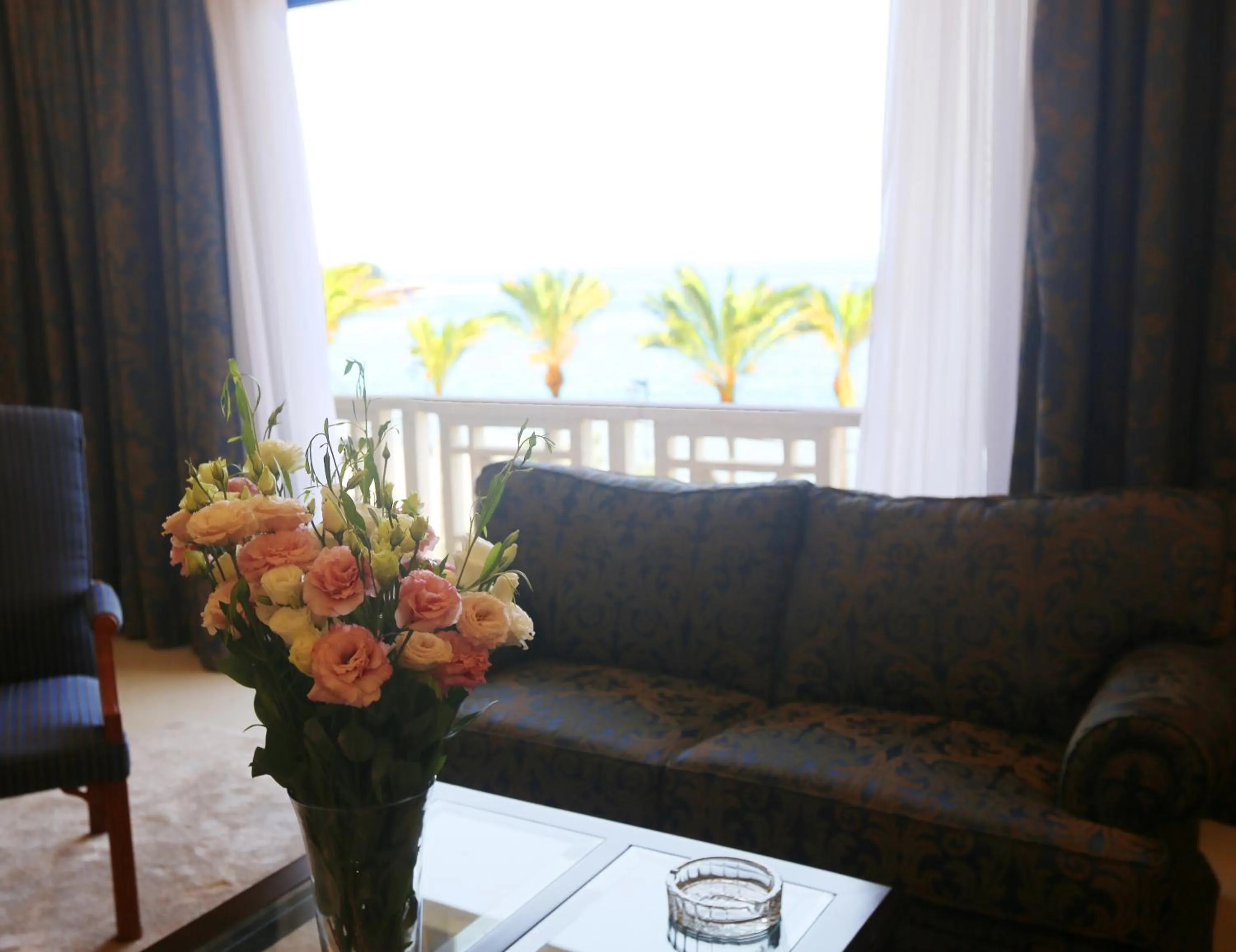 Seating area in Bayview Hotel Beirut