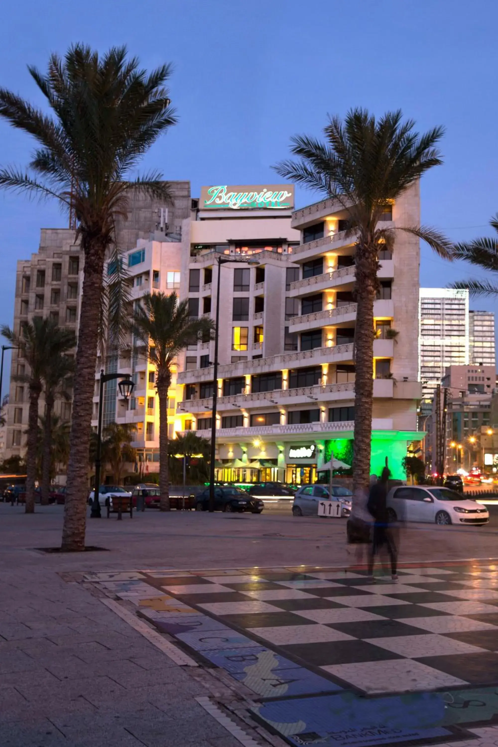 Facade/entrance in Bayview Hotel Beirut Facade/entrance in Bayview Hotel Beirut