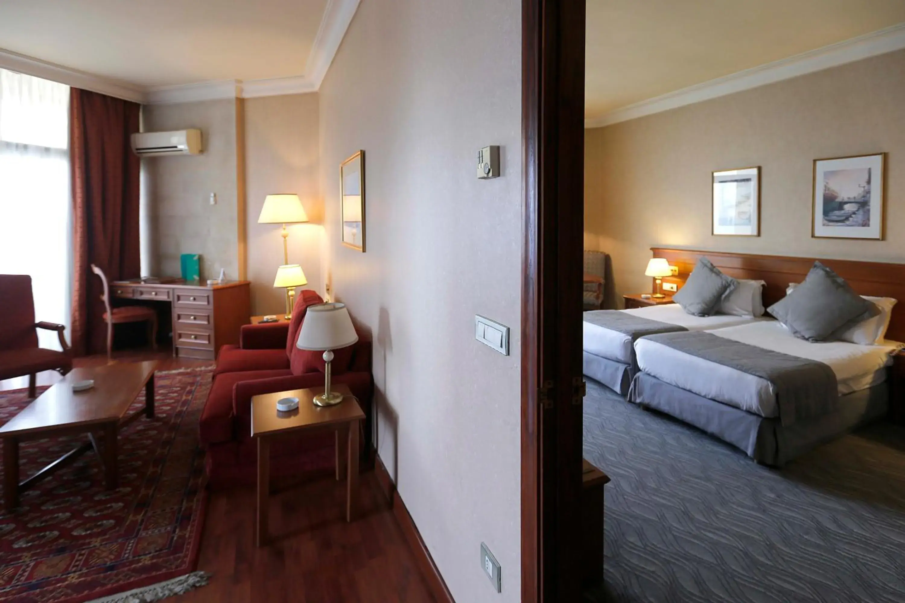 Living room, Bed in Bayview Hotel Beirut Living room, Bed in Bayview Hotel Beirut