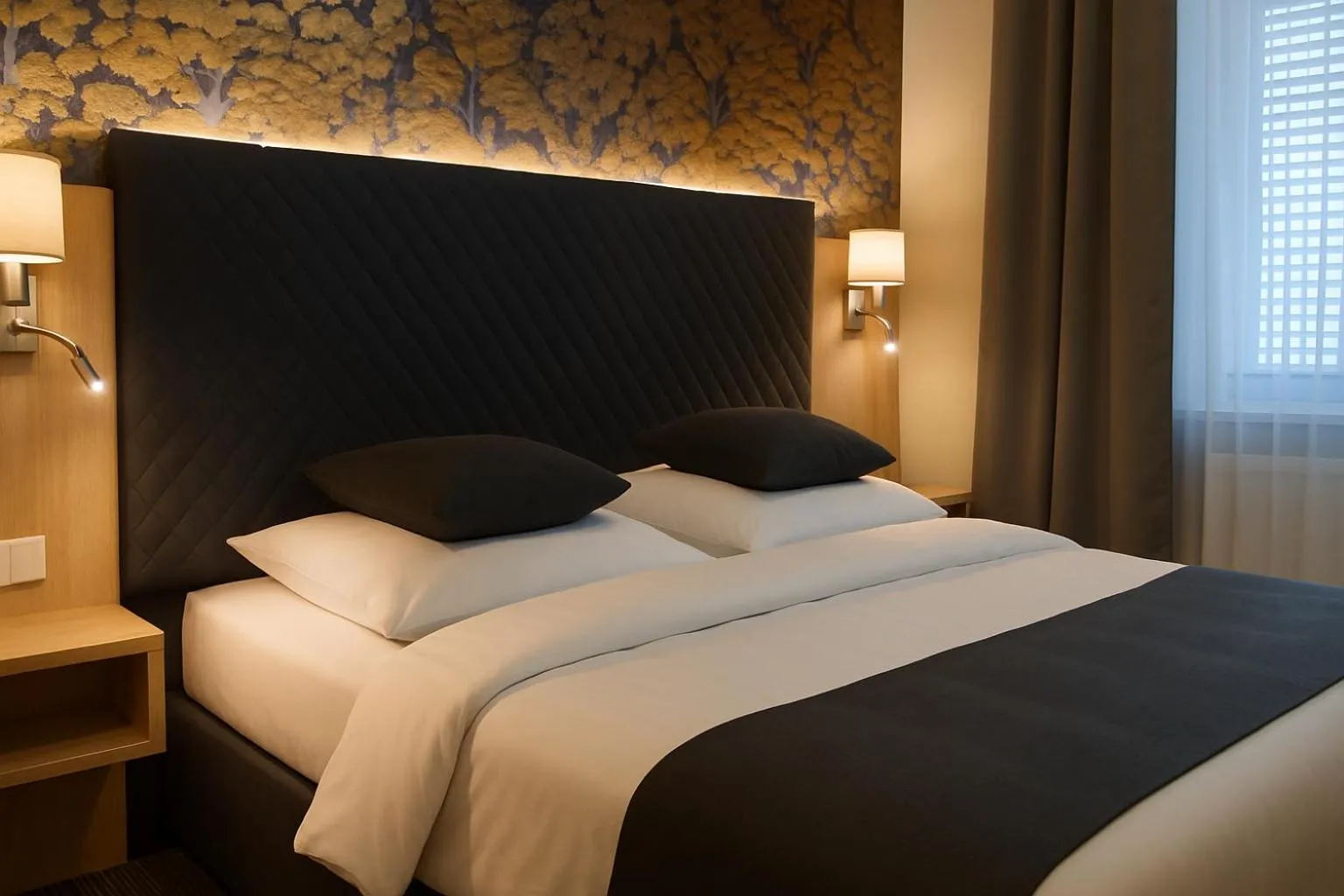 Bed in Pension Falconi