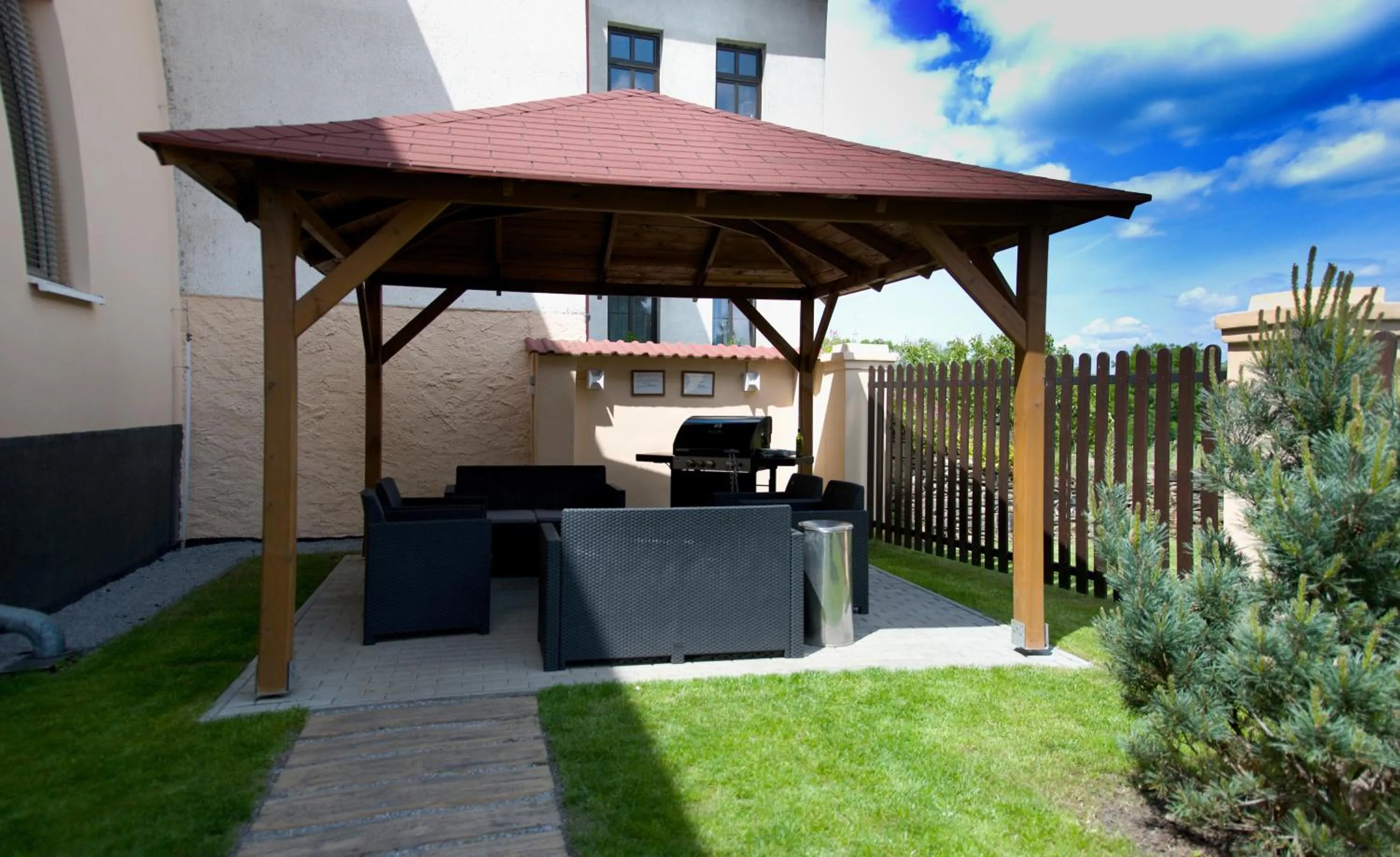 Garden in Pension Falconi