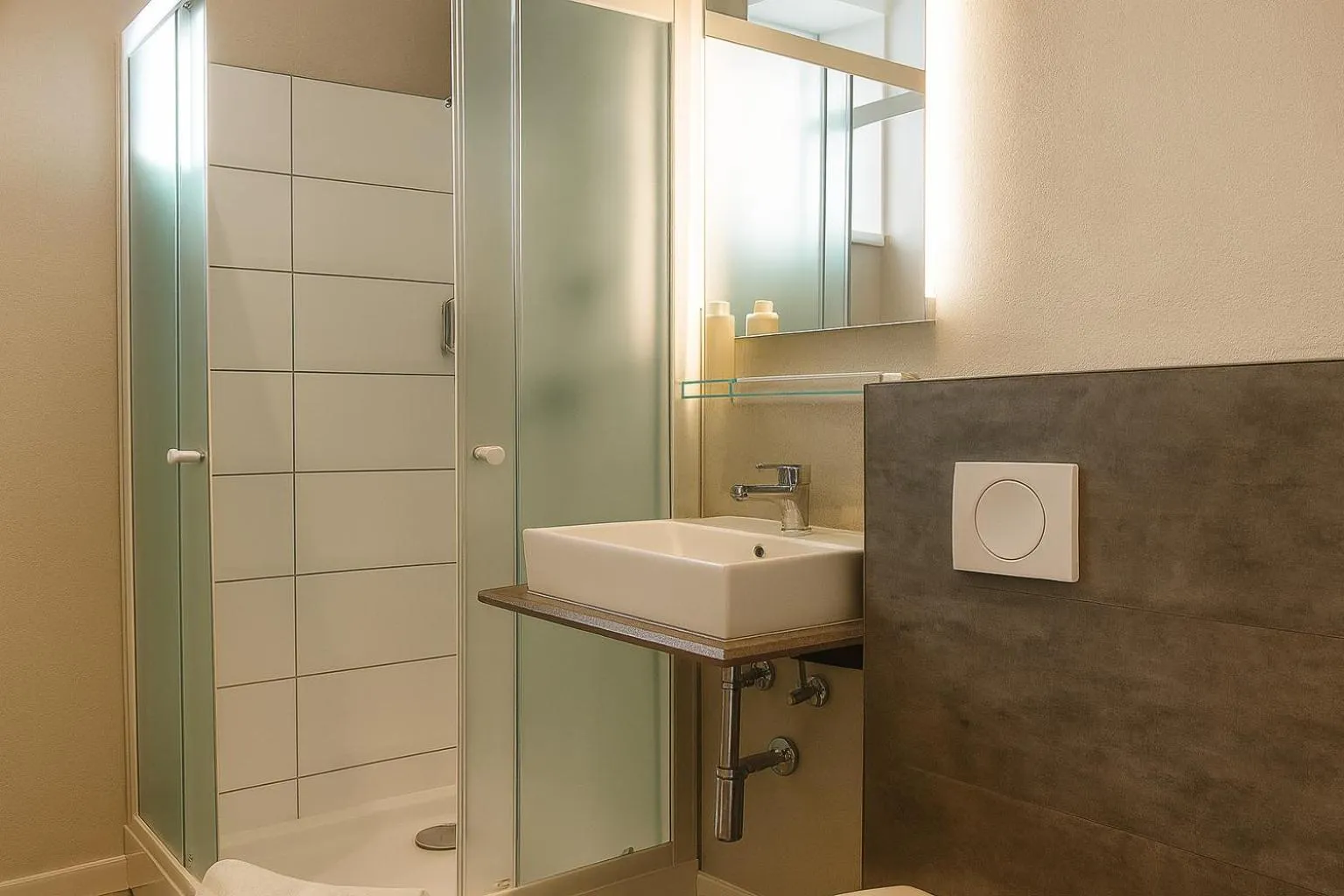 Bathroom in Pension Falconi