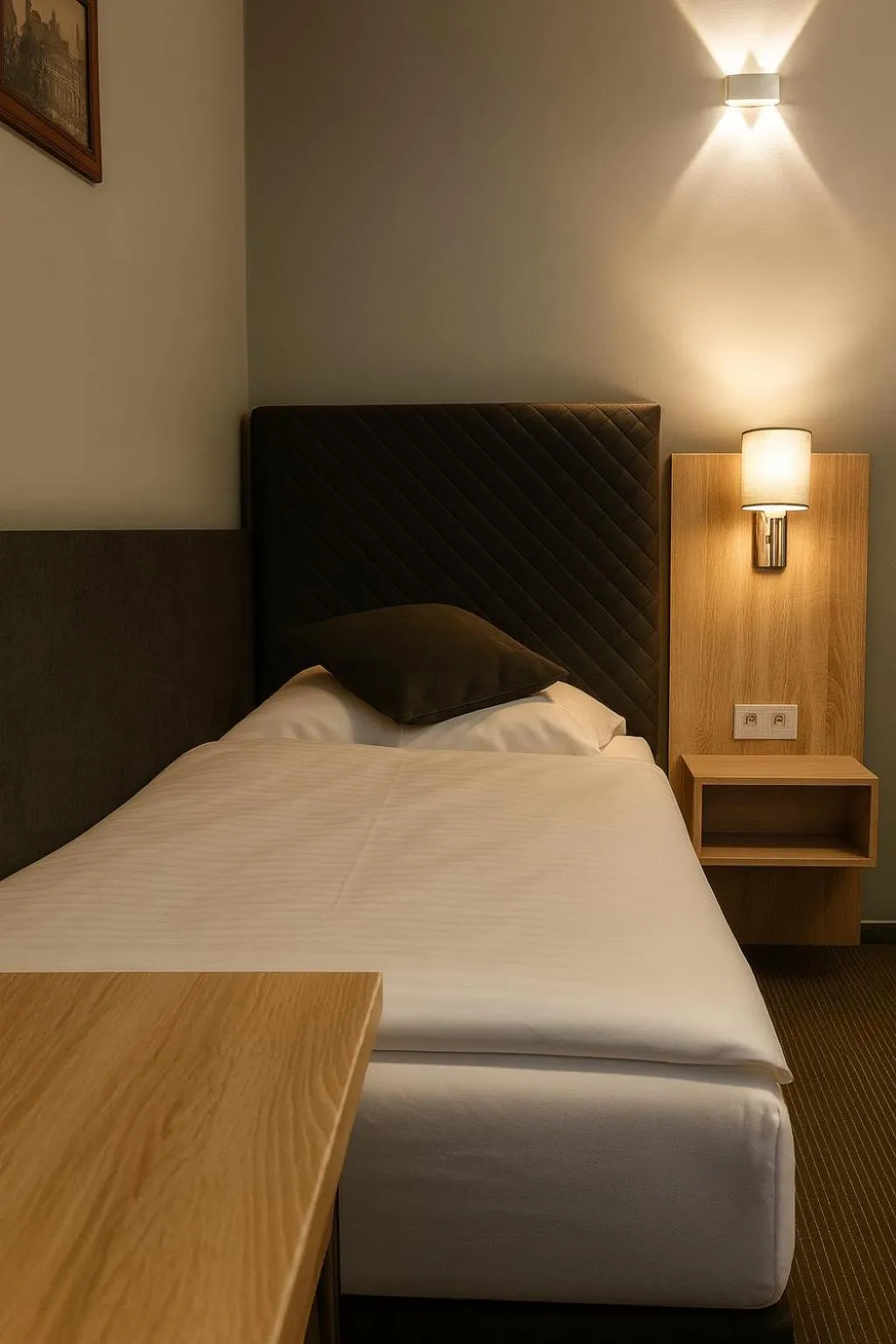 Bed in Pension Falconi