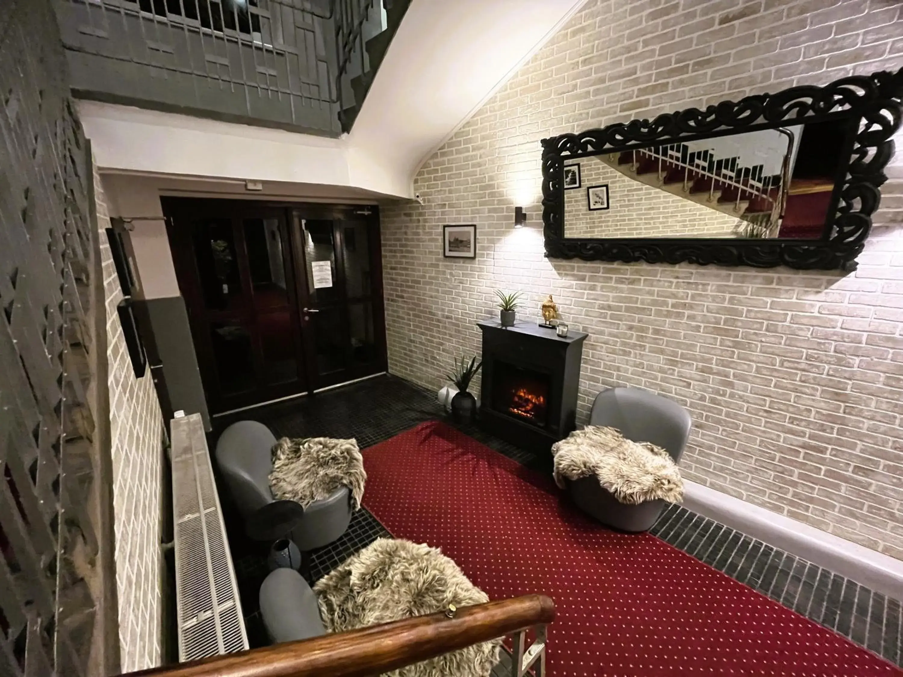 Lobby or reception in Pension Falconi Lobby or reception in Pension Falconi