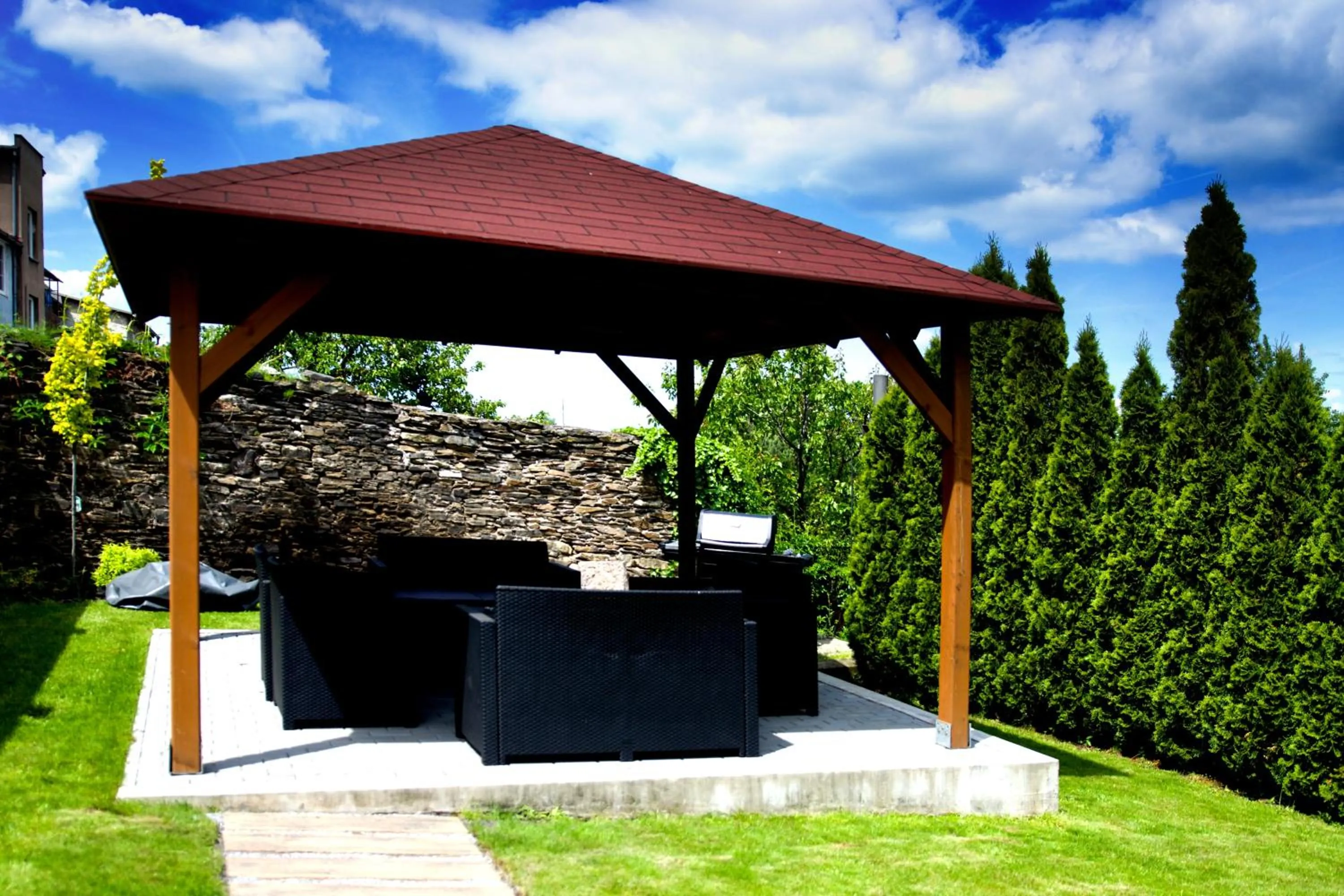 Area and facilities in Pension Falconi