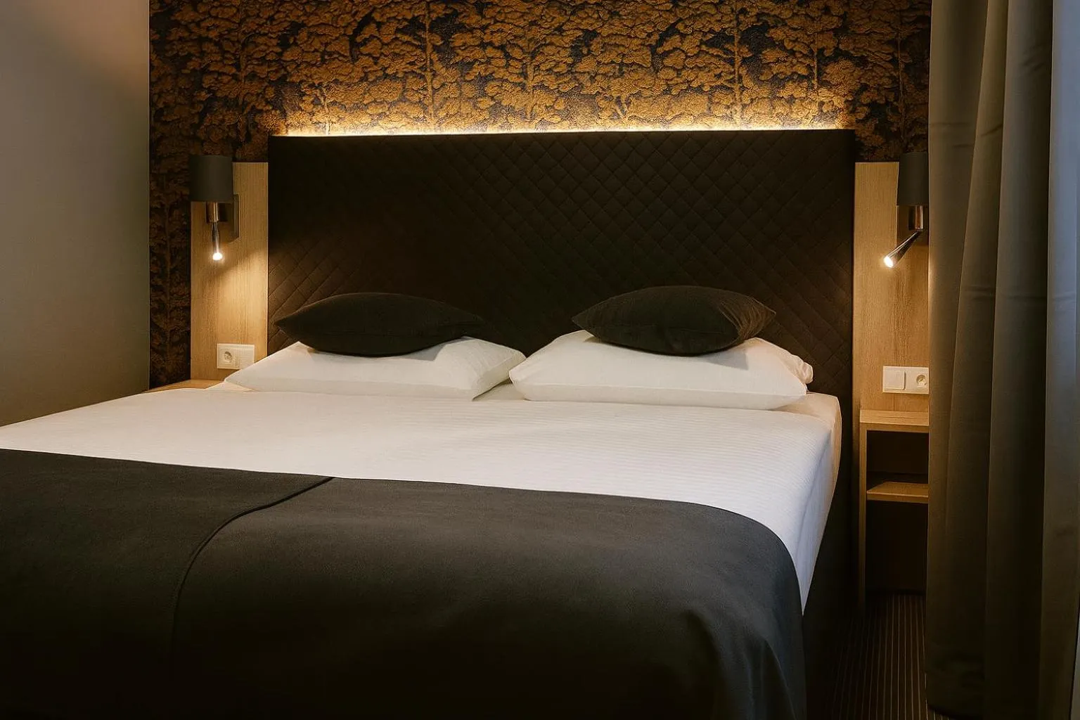 Bed in Pension Falconi