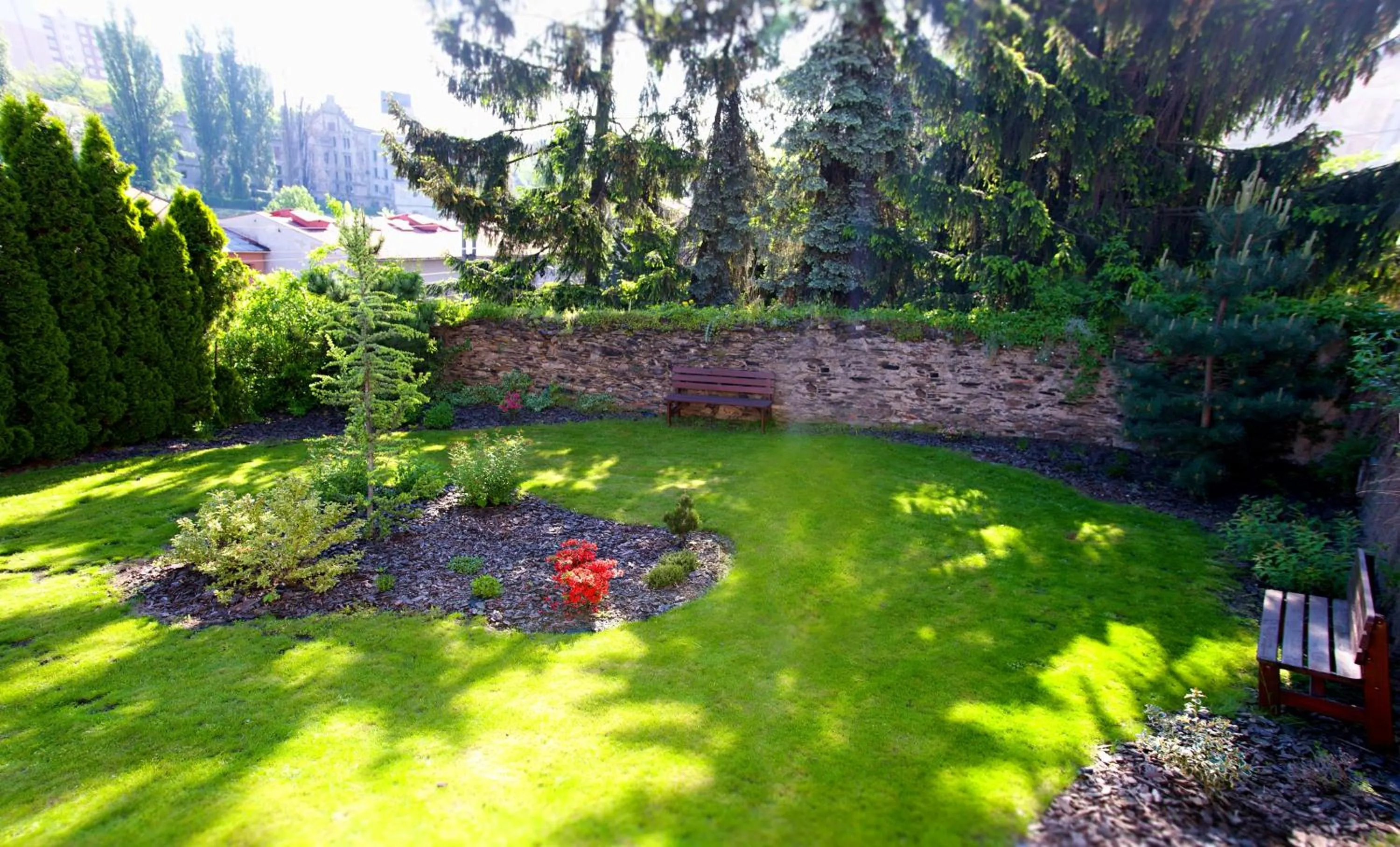 Garden in Pension Falconi