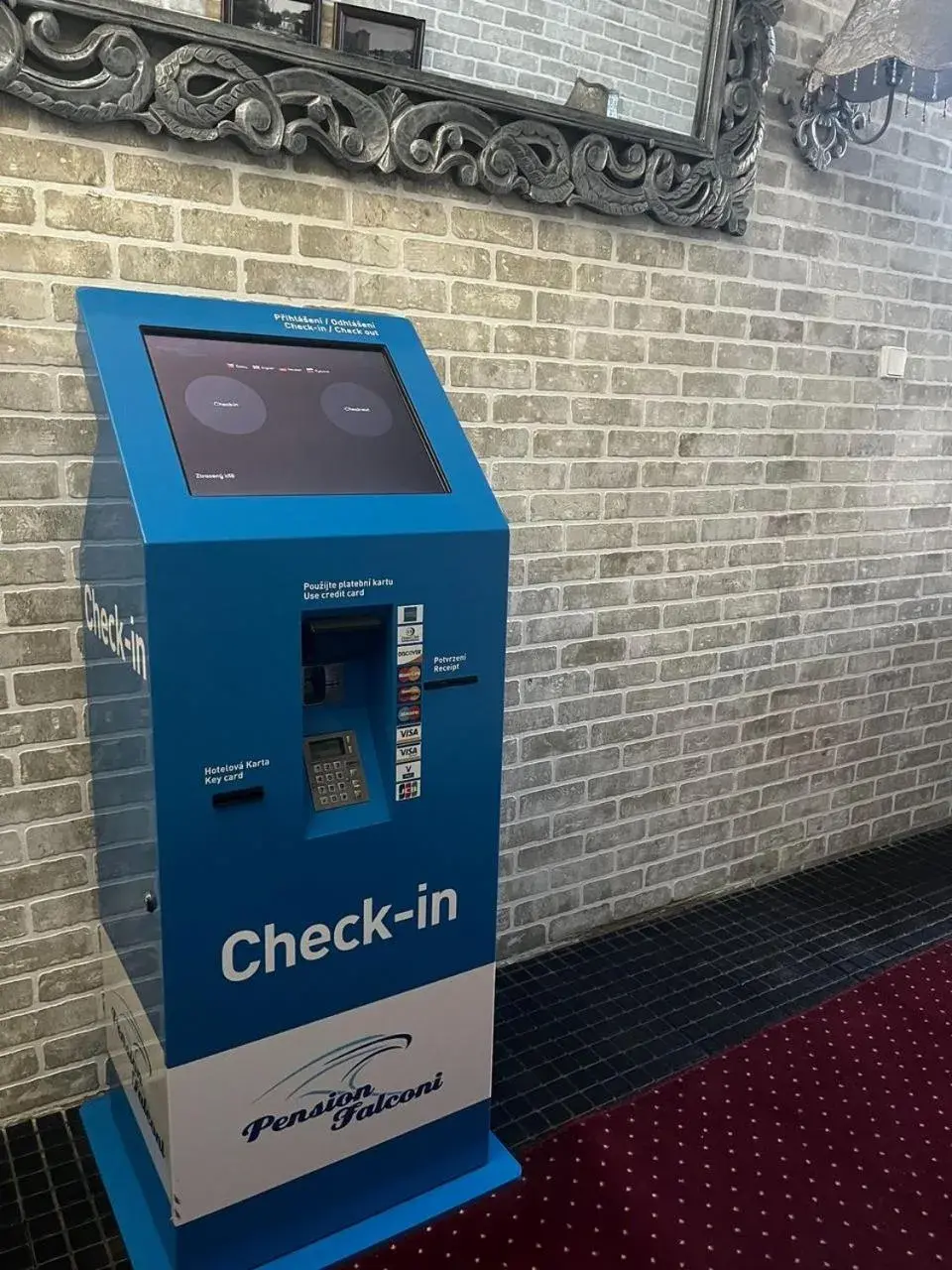 Lobby or reception in Pension Falconi Lobby or reception in Pension Falconi