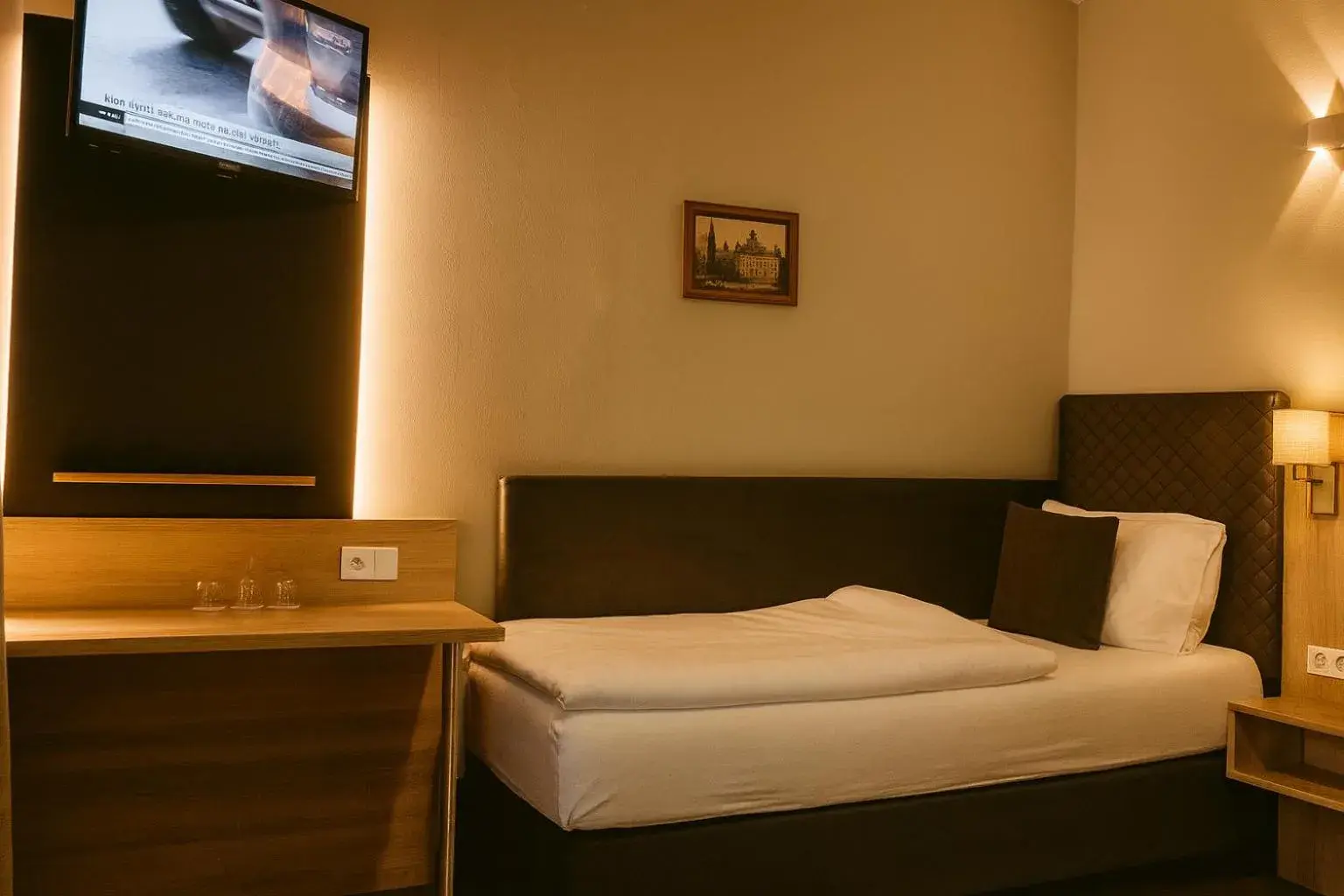 Bed in Pension Falconi Bed in Pension Falconi