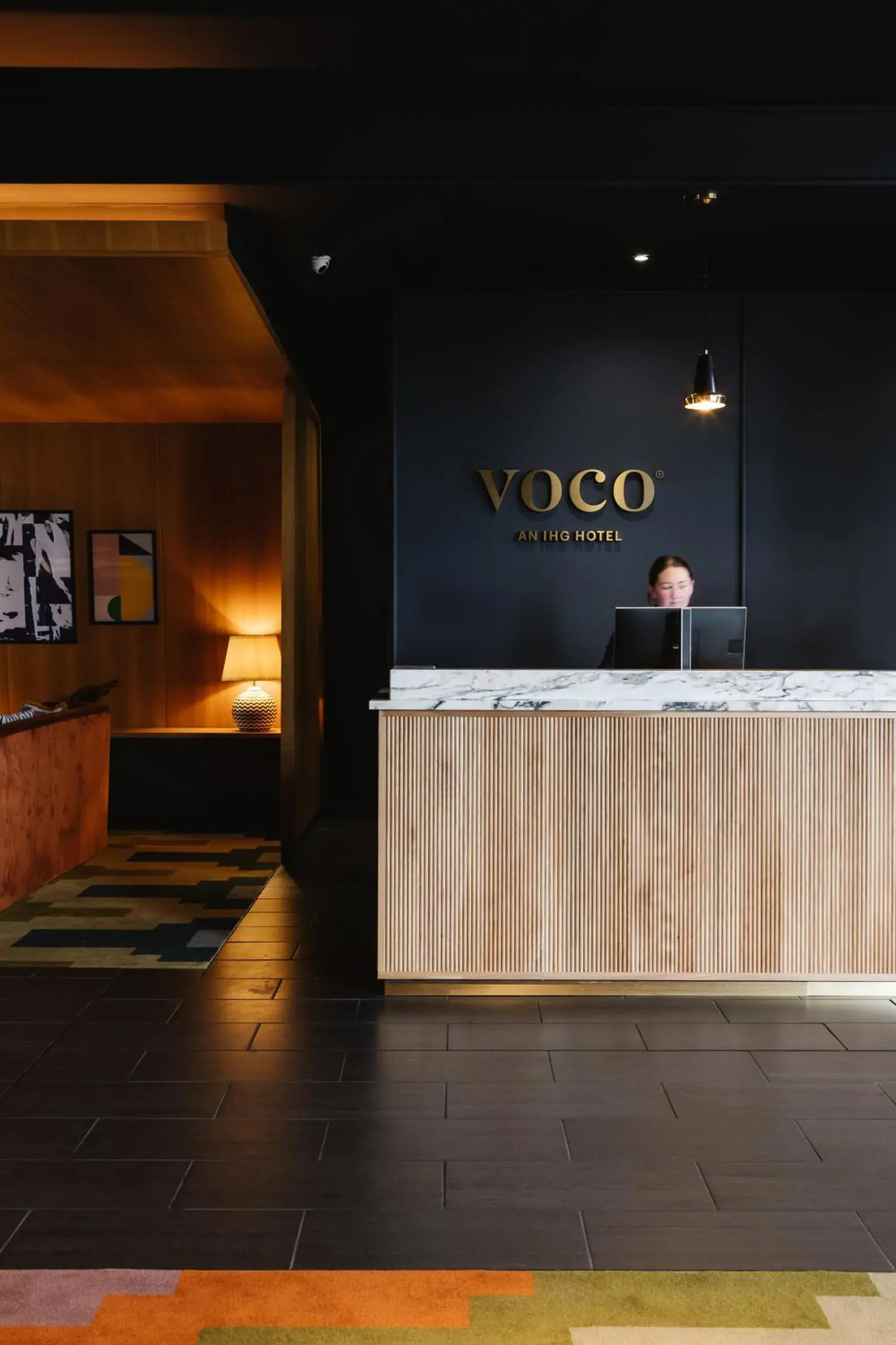 Lobby or reception in voco Belfast by IHG Lobby or reception in voco Belfast by IHG
