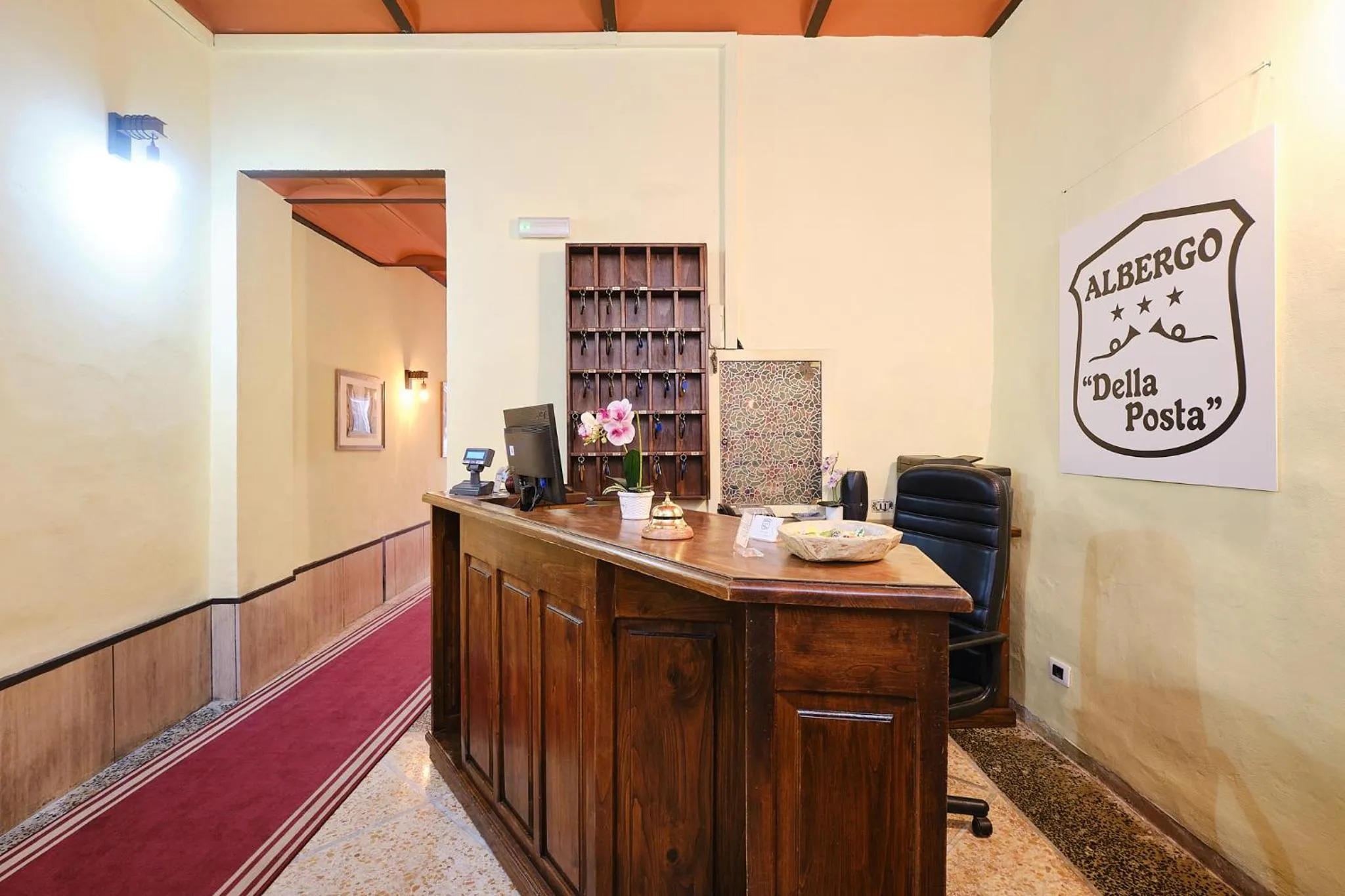 Lobby or reception in Albergo Della Posta