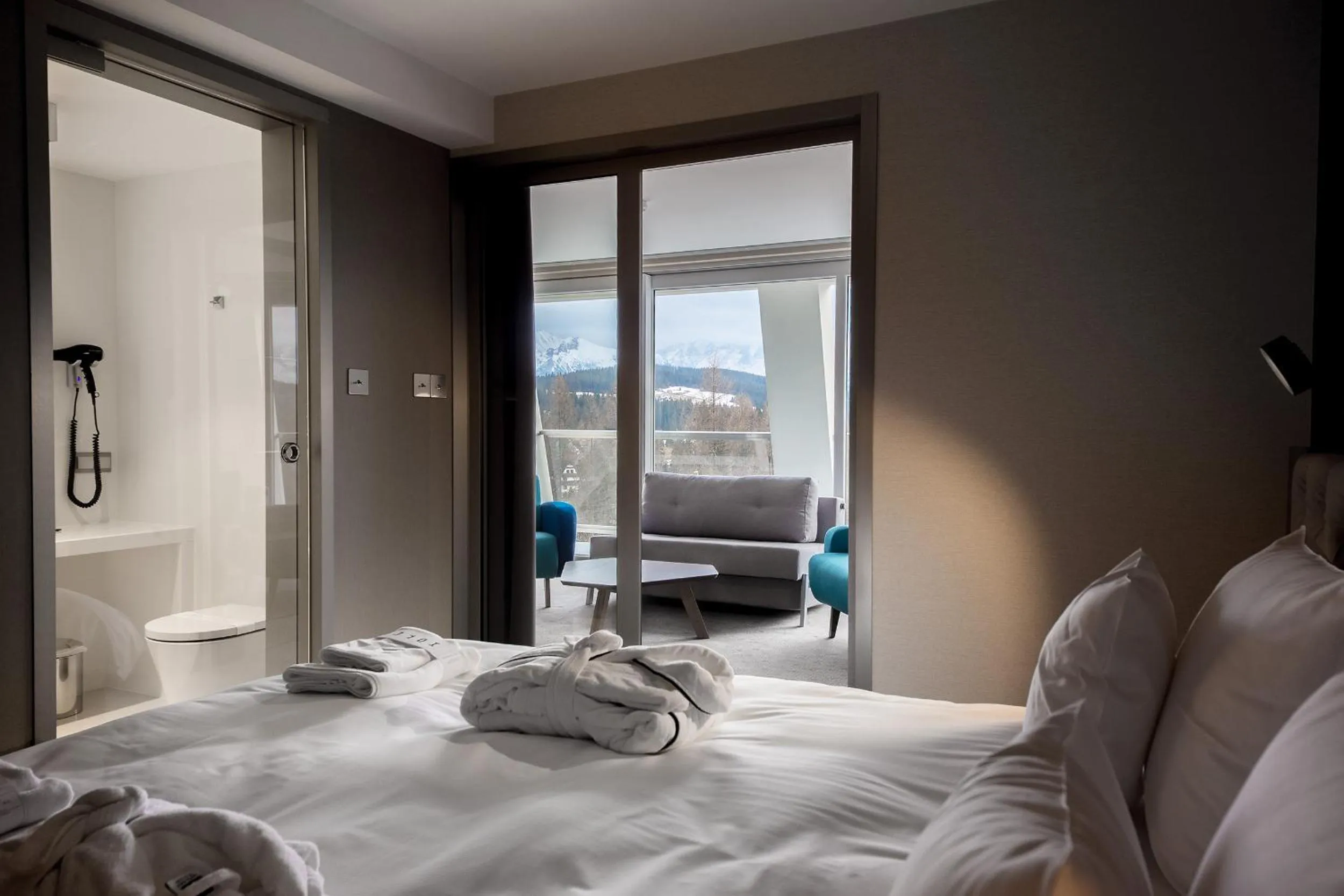 Bed in Hotel HARNAŚ dla dorosłych z widokiem na Tatry - Adults only