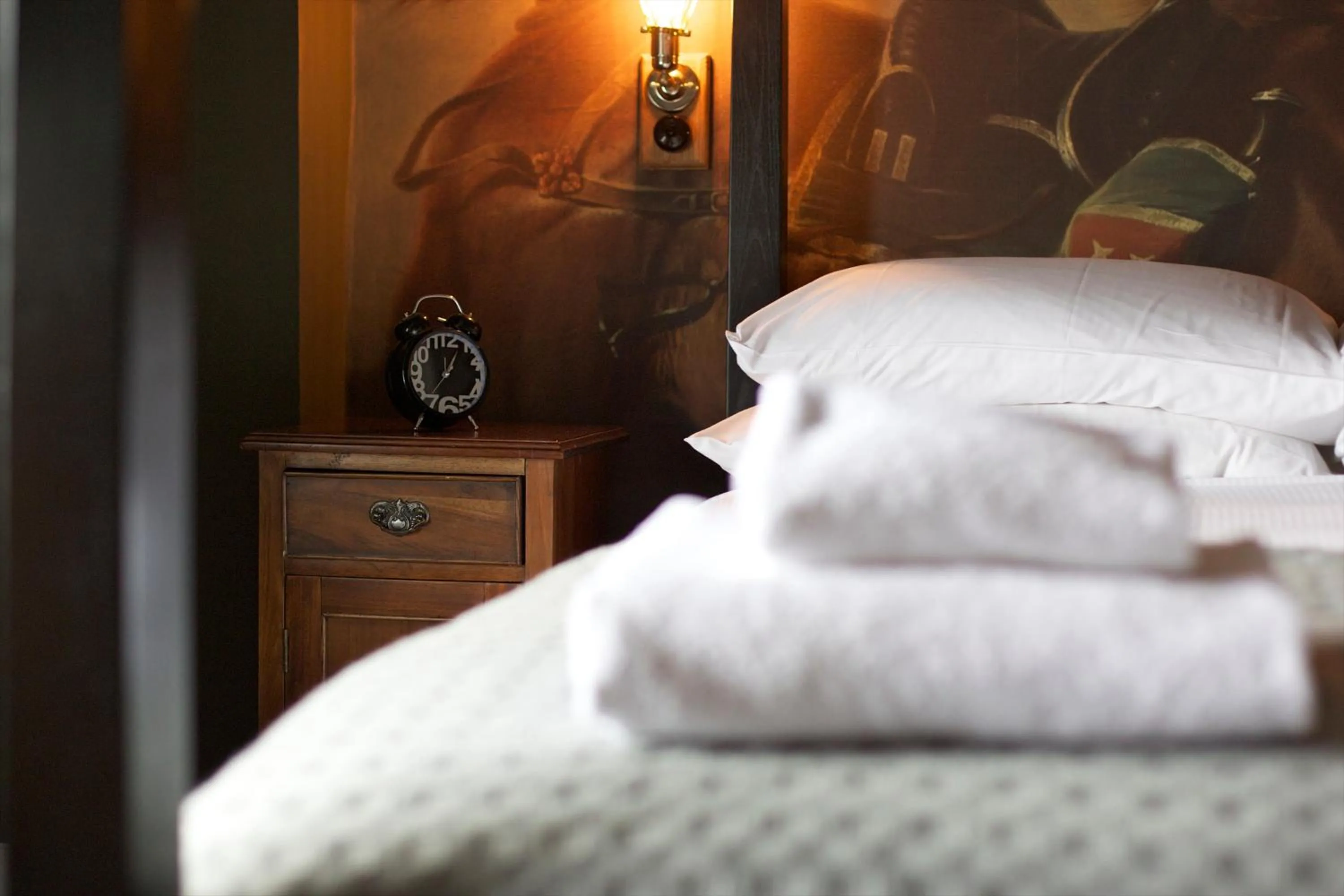 Decorative detail, Bed in The Kings Arms