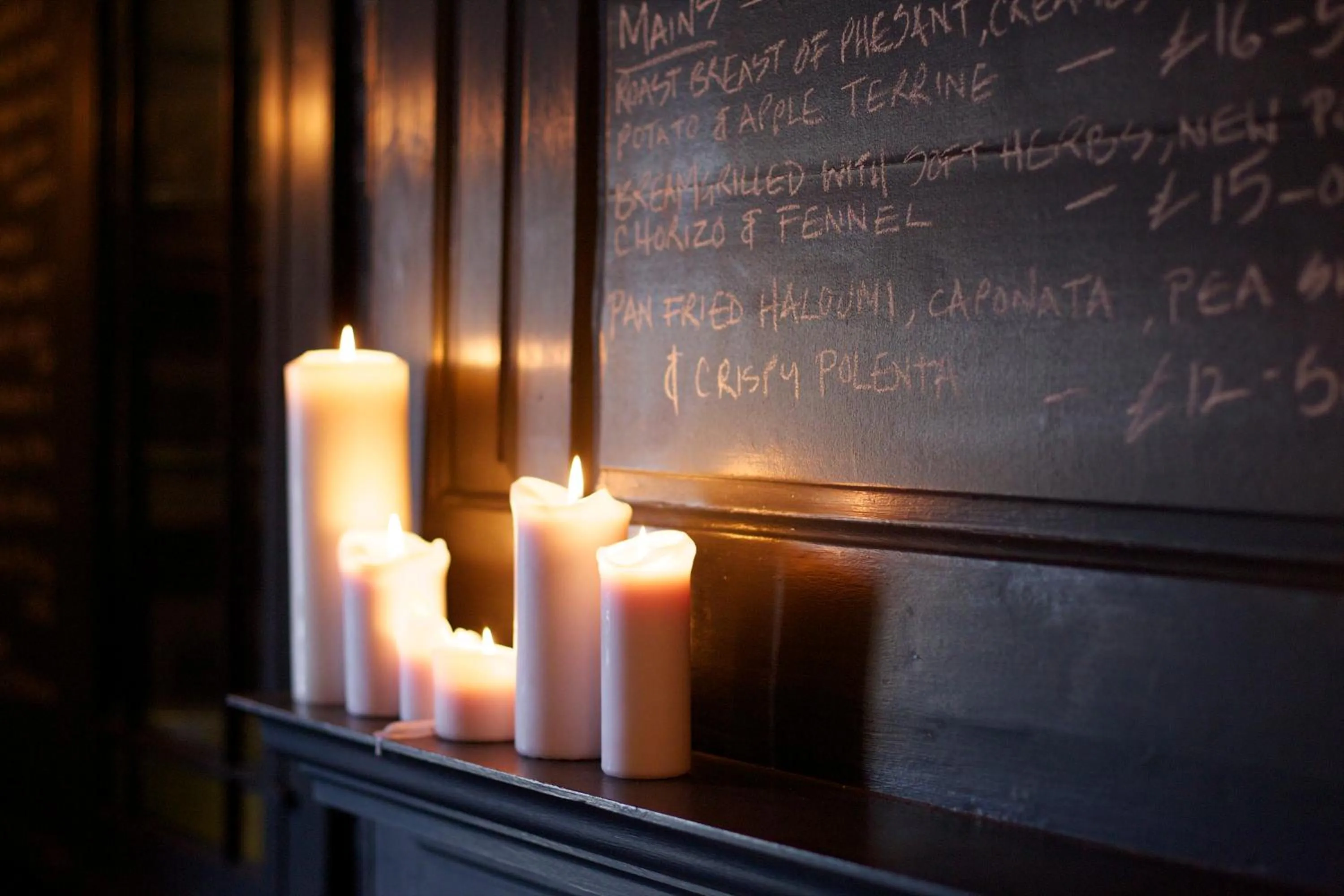 Decorative detail in The Kings Arms