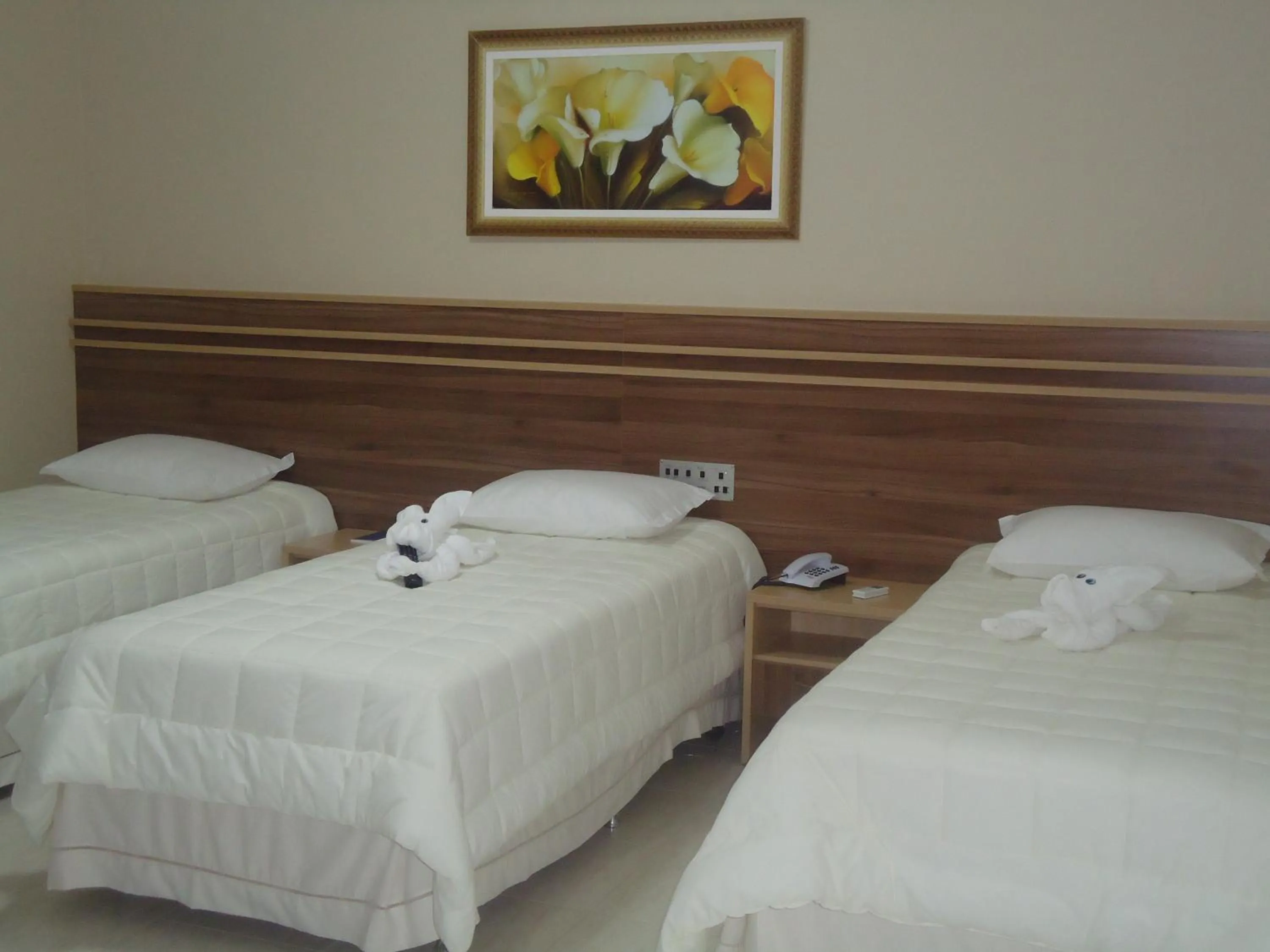 Bed in Hotel Dom Baroni